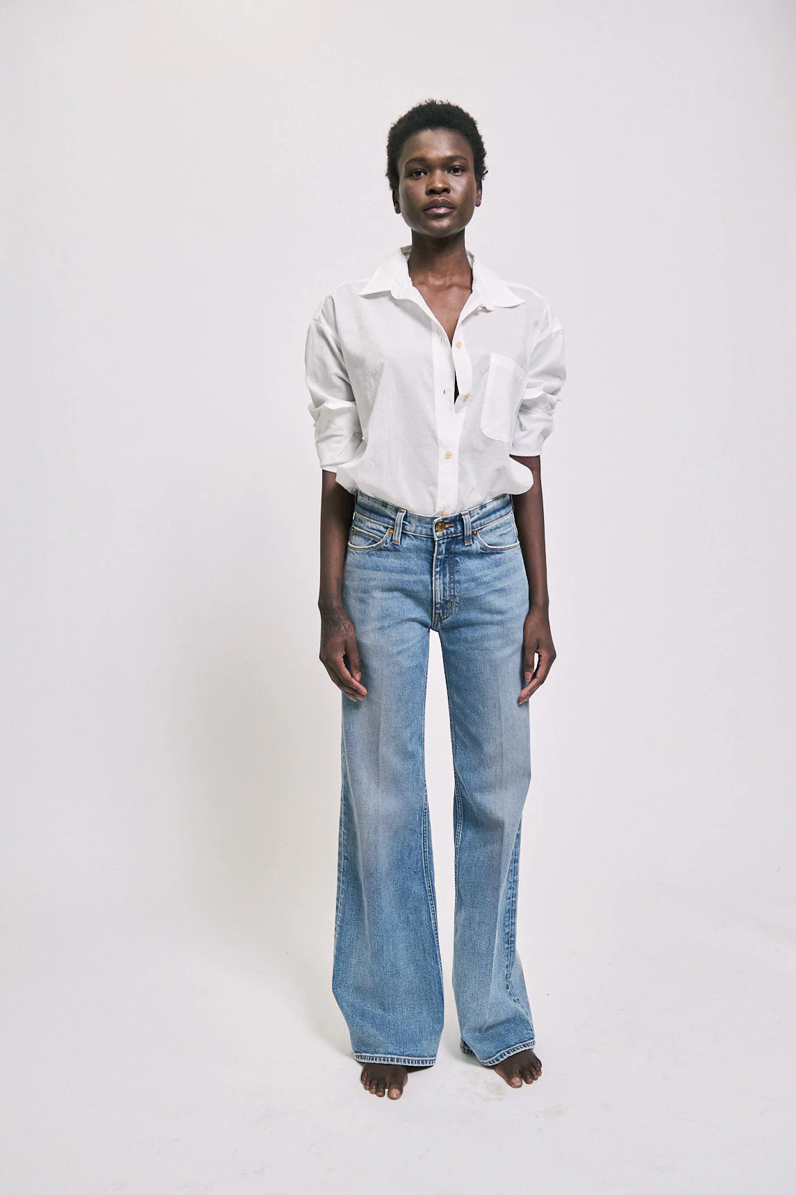 Jamie Haller - The Mid Rise Crease in Salt Wash
