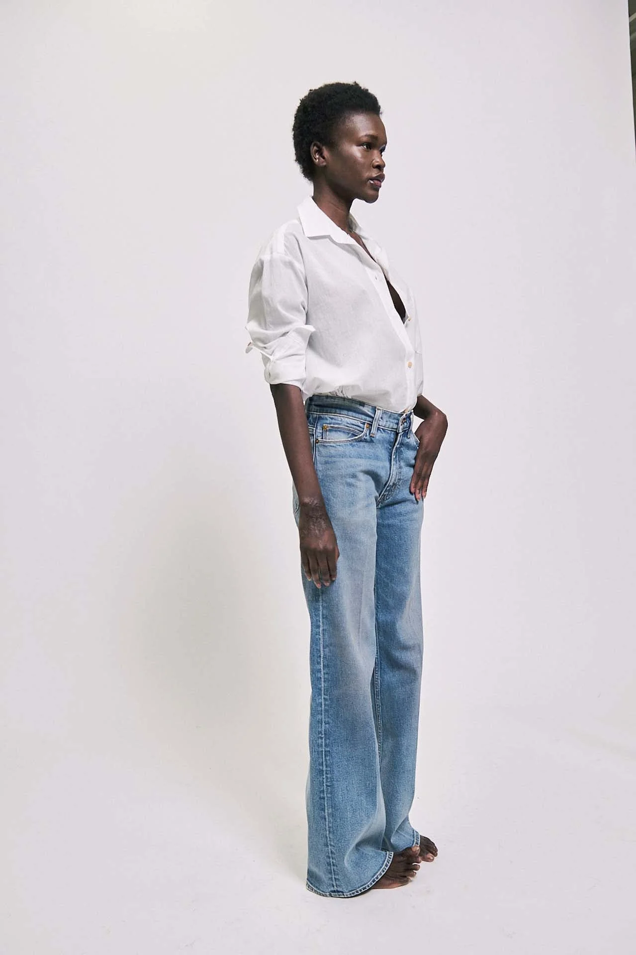 Jamie Haller - The Mid Rise Crease in Salt Wash - Image 4