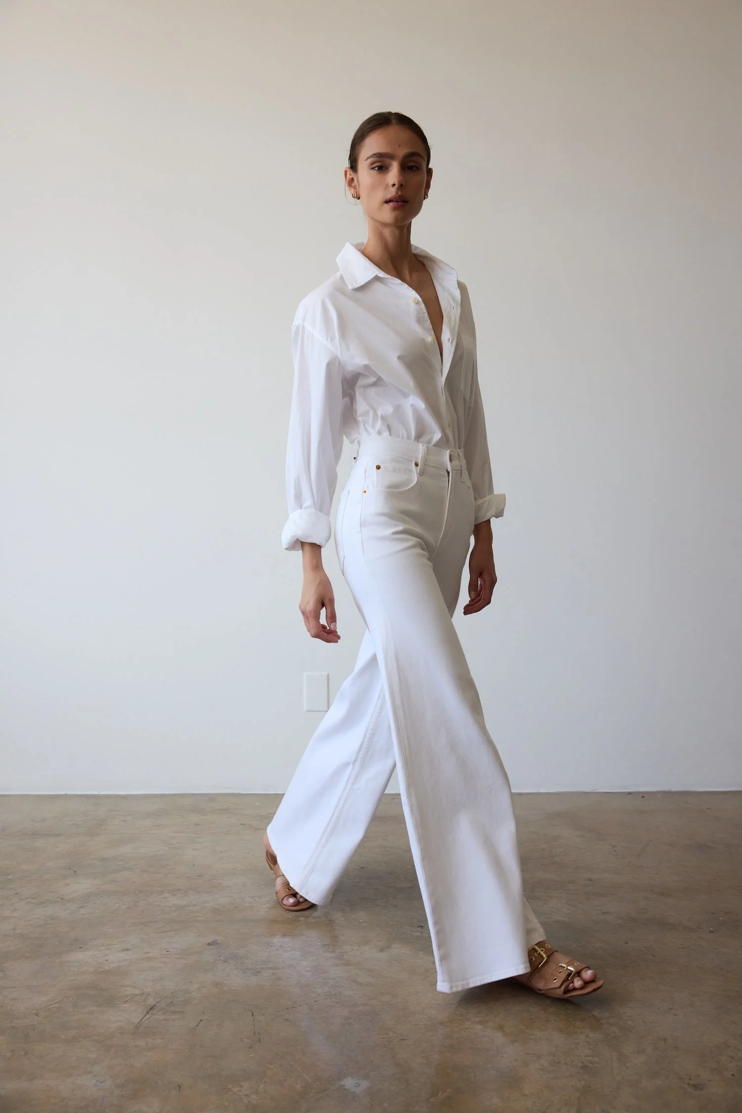 Jamie Haller - The Palazzo Jean in Soft White - Image 10