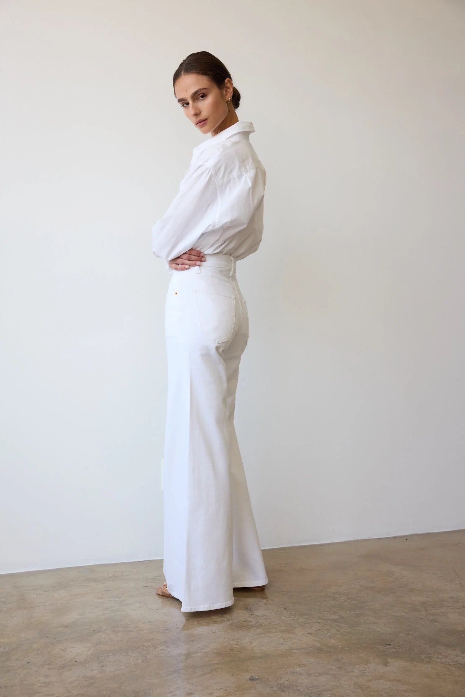 Jamie Haller - The Palazzo Jean in Soft White - Image 11