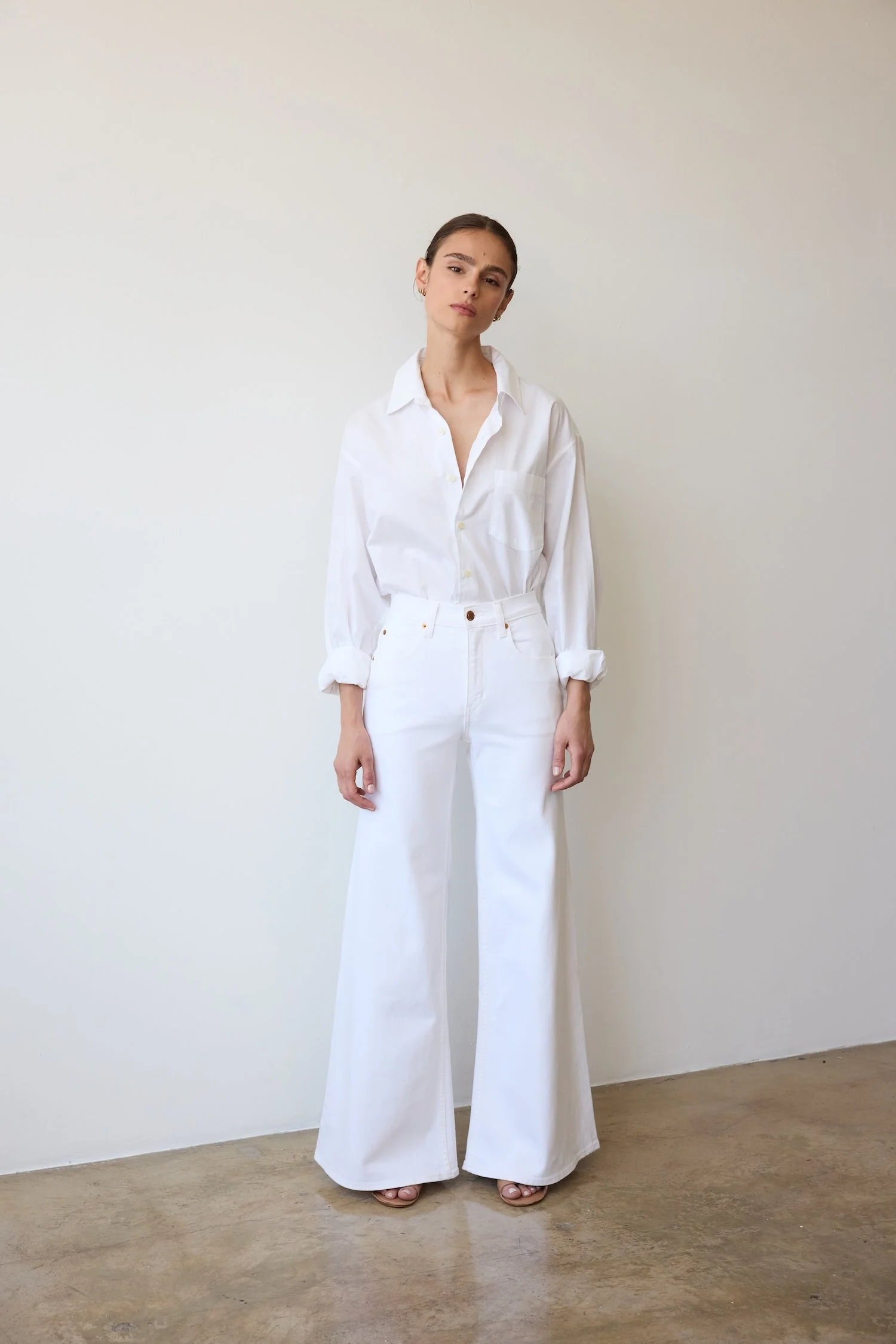 Jamie Haller - The Palazzo Jean in Soft White - Image 12