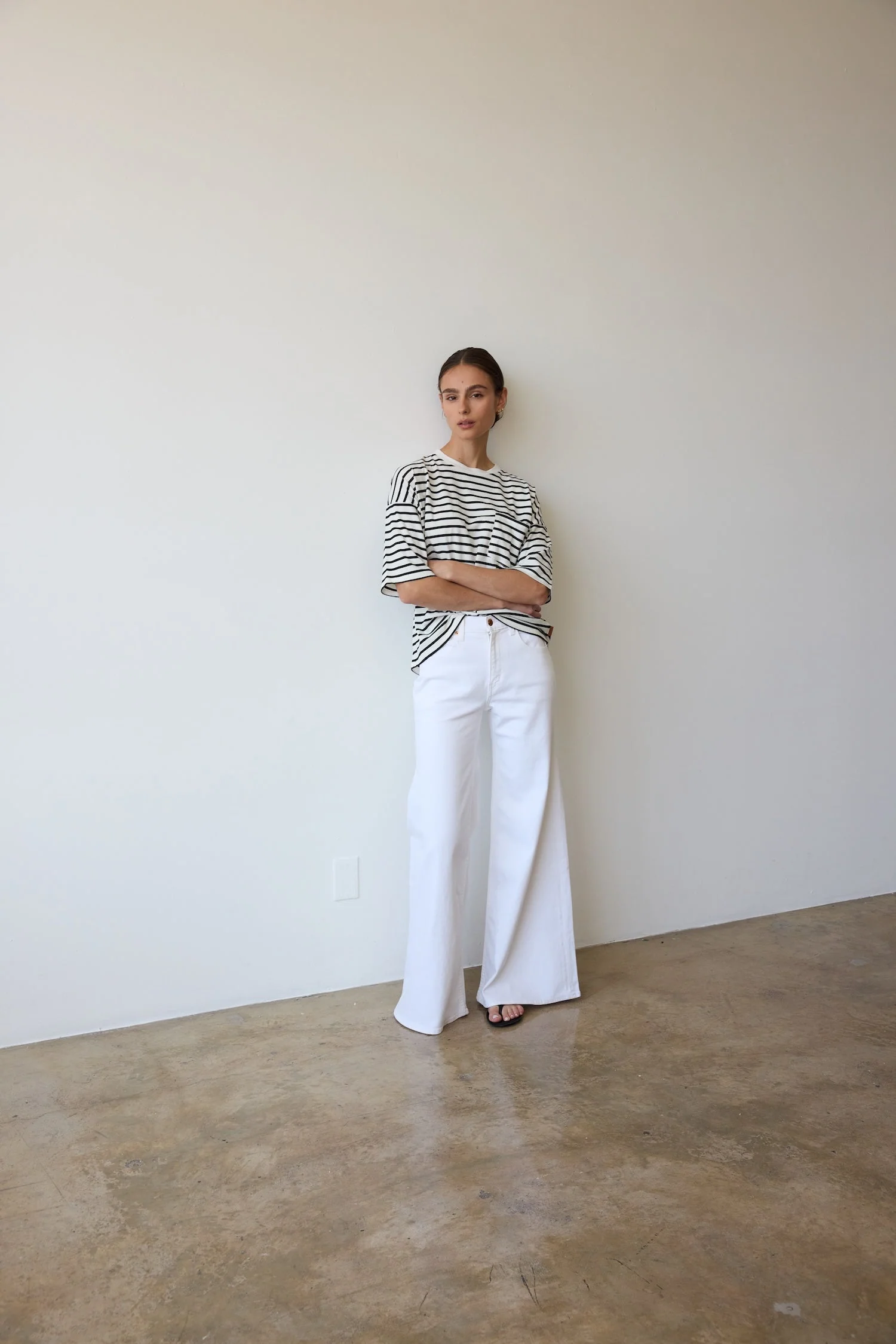 Jamie Haller - The Palazzo Jean in Soft White - Image 2