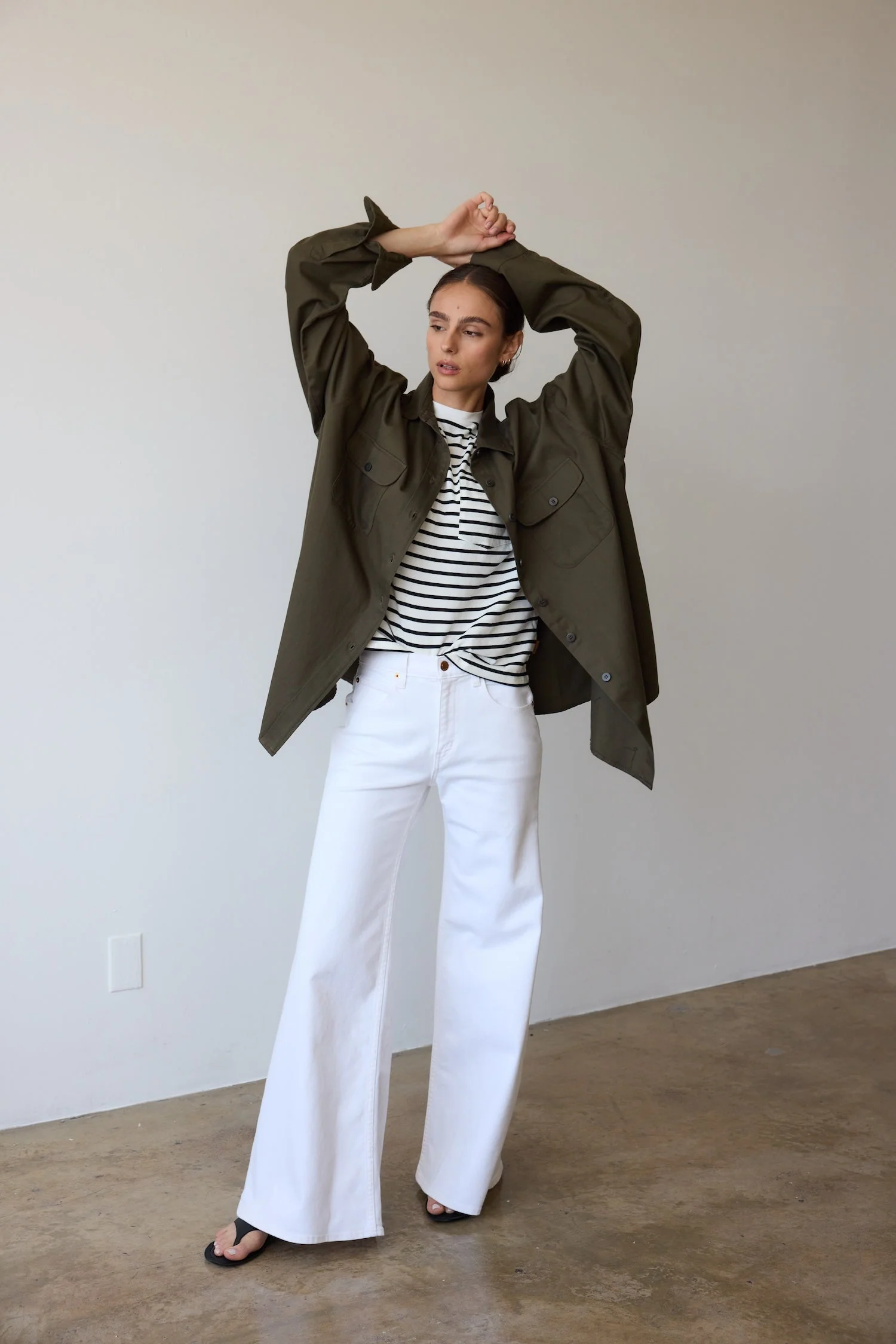 Jamie Haller - The Palazzo Jean in Soft White - Image 5