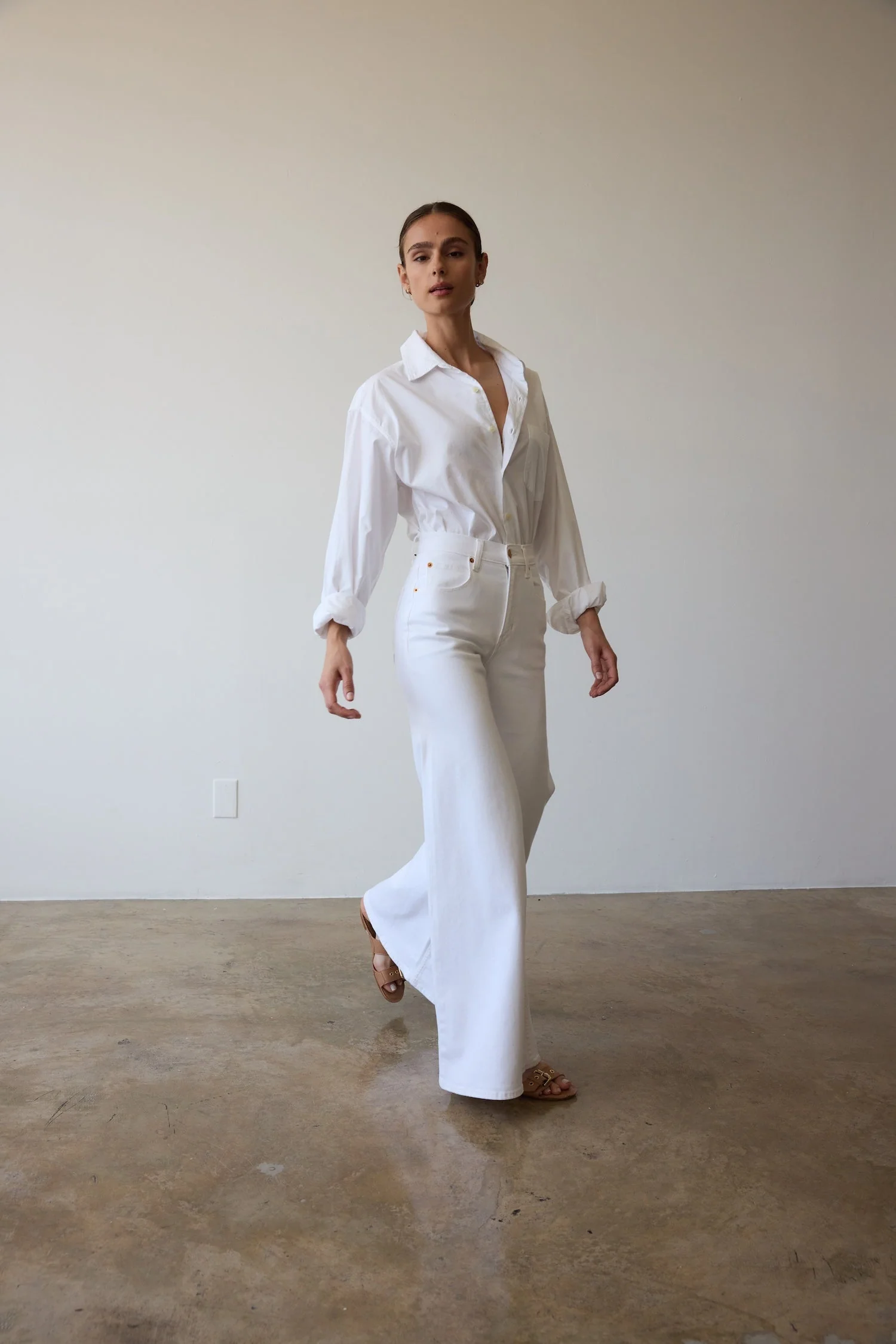 Jamie Haller - The Palazzo Jean in Soft White - Image 7