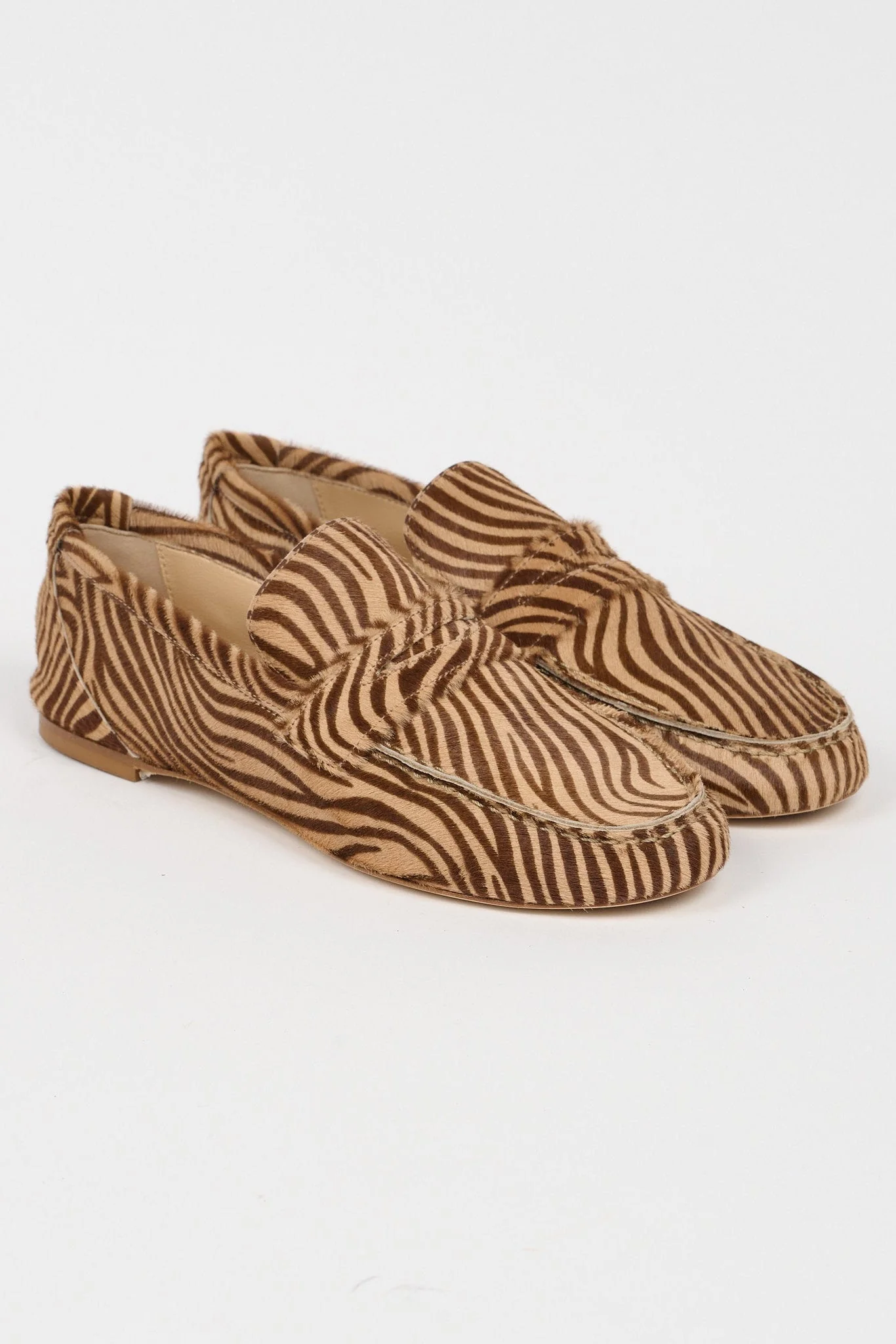 Jamie Haller - The Penny Loafer in Tan Zebra - Image 2