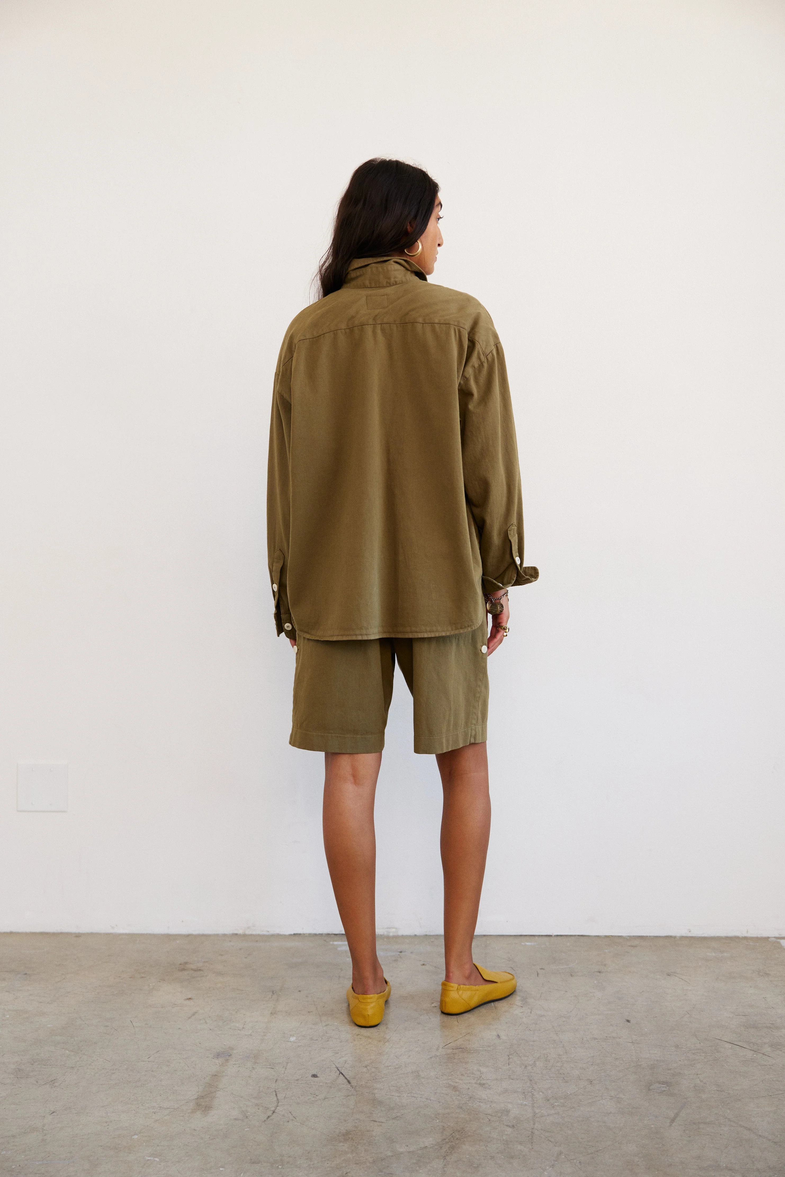 Jamie Haller - The Pleat Short in Khaki - Image 7