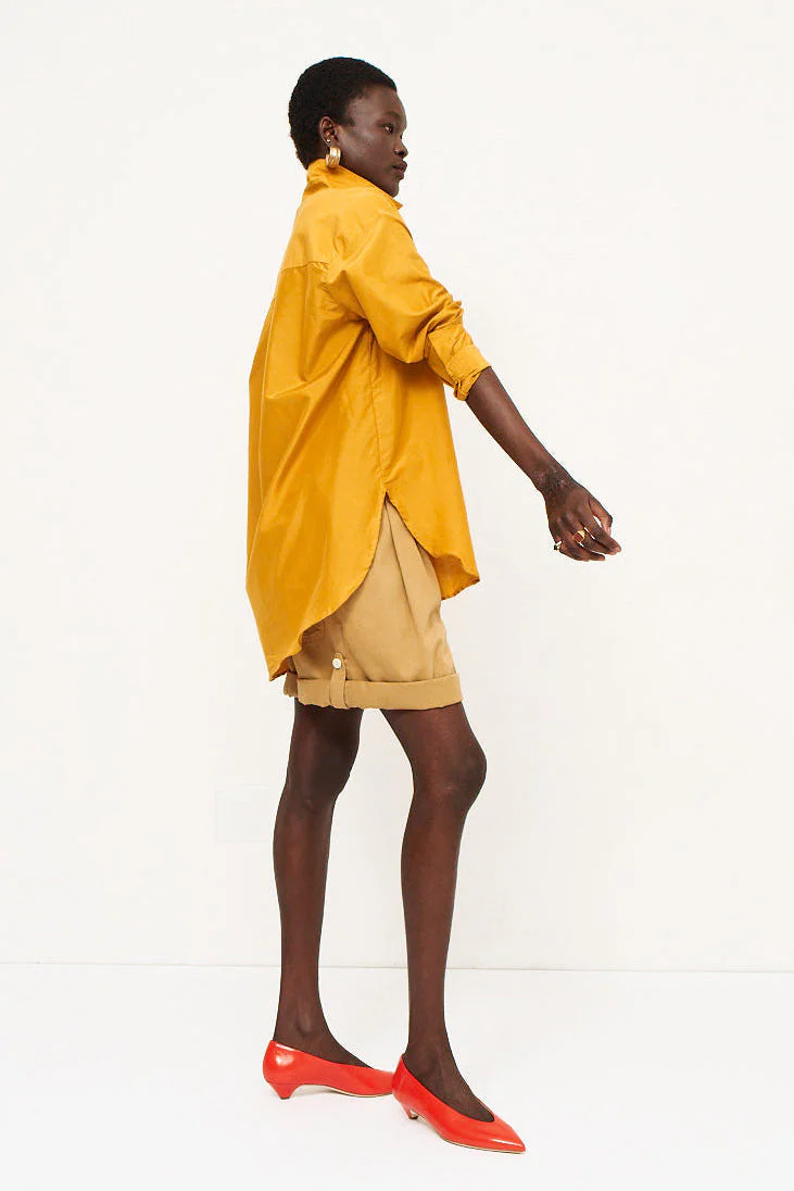 Jamie Haller - The Pleat Short in Tan - Image 10