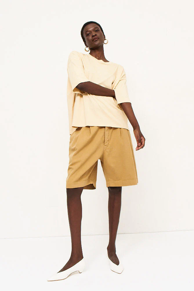 Jamie Haller - The Pleat Short in Tan - Image 3