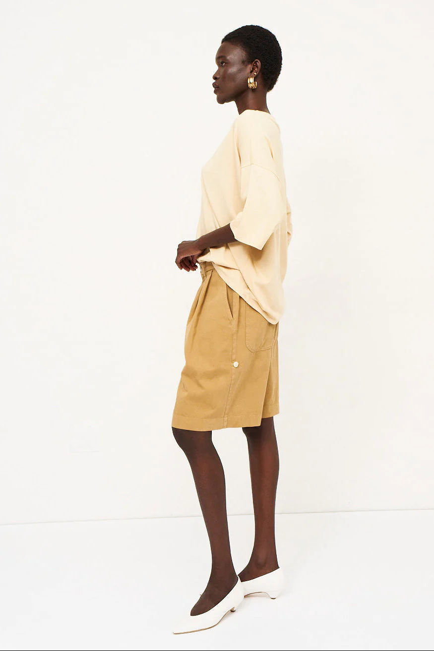 Jamie Haller - The Pleat Short in Tan - Image 5