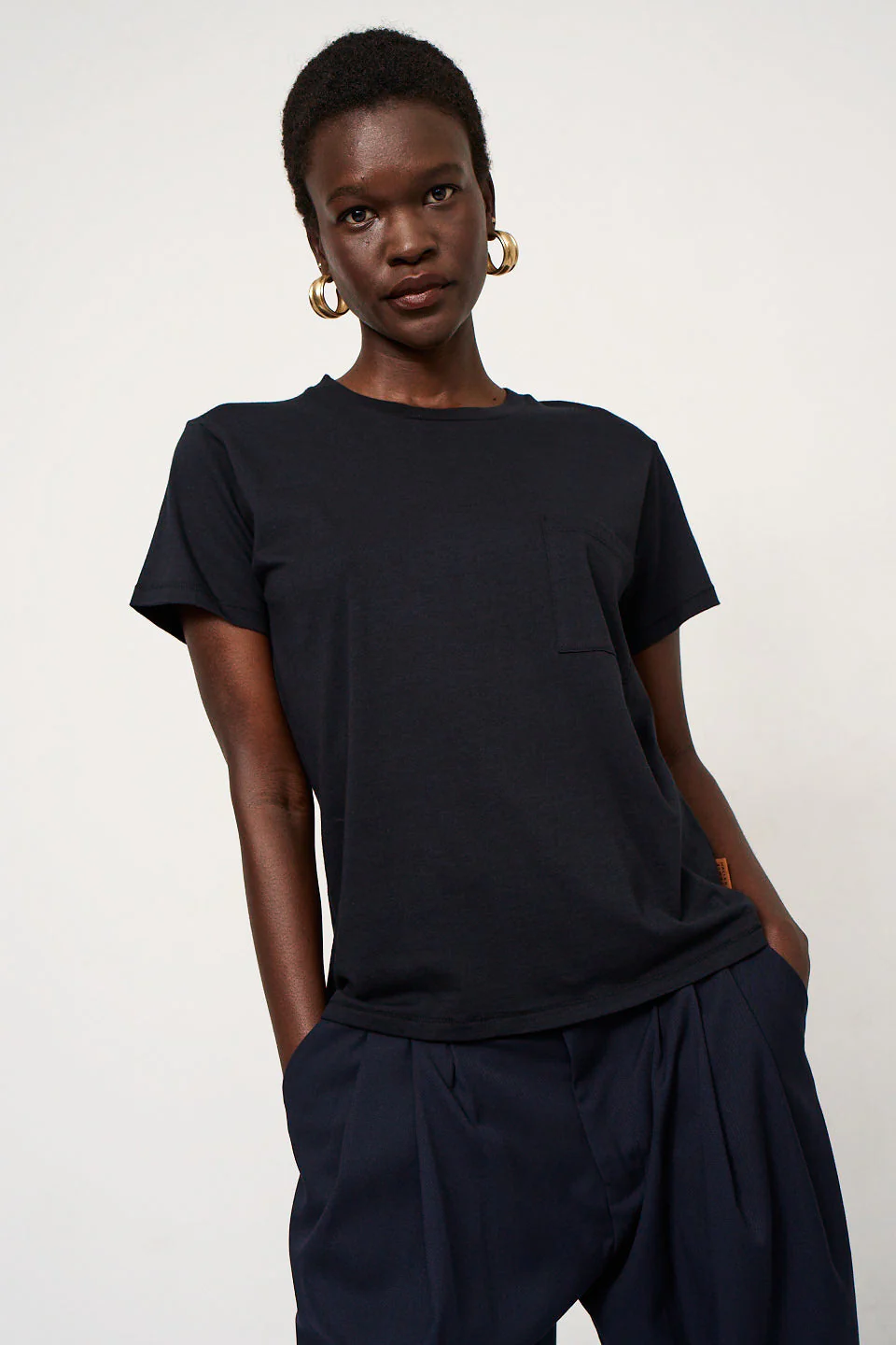 Jamie Haller - The Pocket Tee in Black