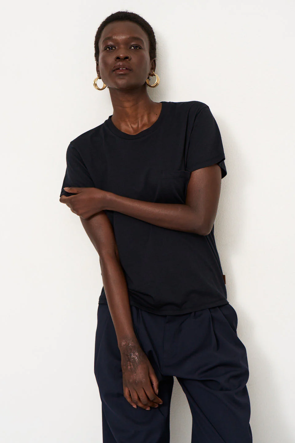 Jamie Haller - The Pocket Tee in Black - Image 8