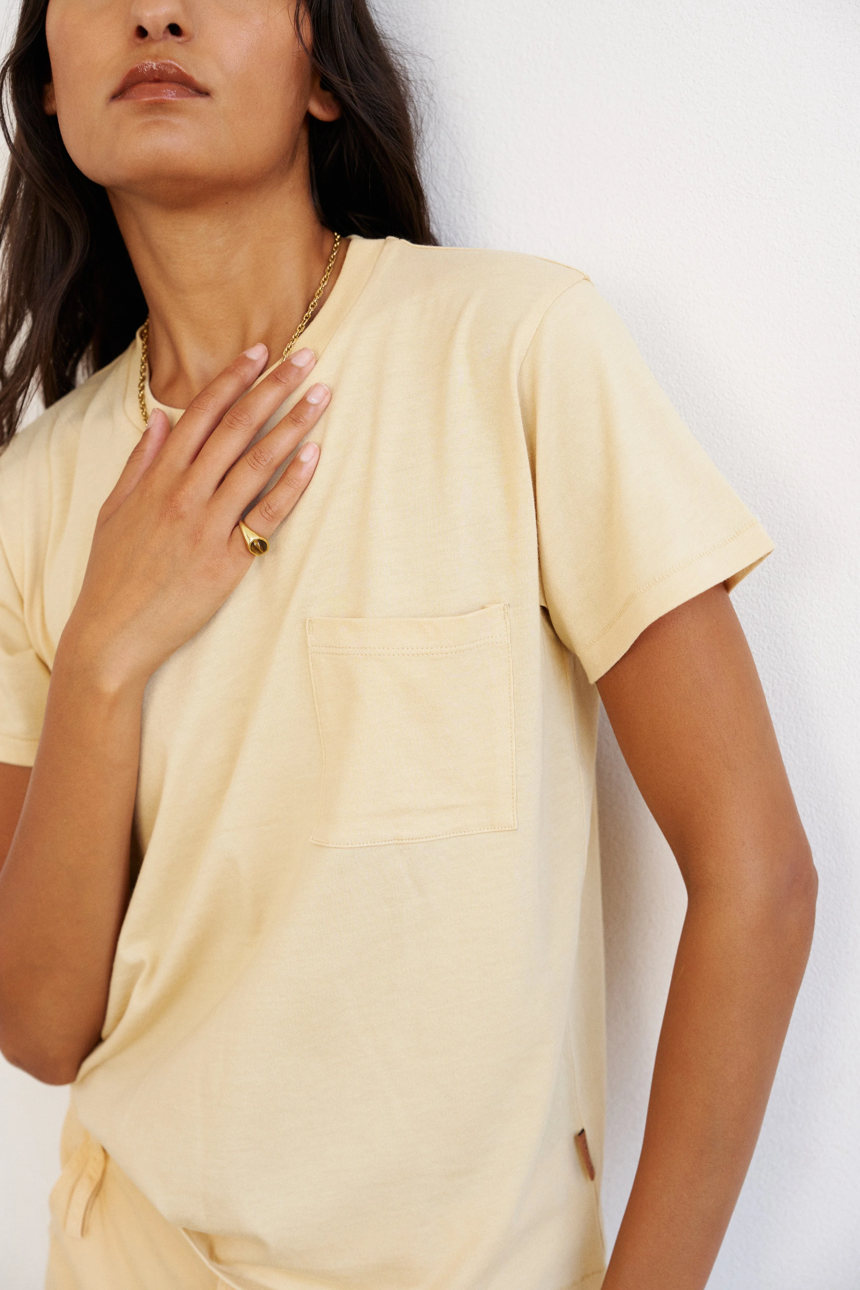 Jamie Haller - The Pocket Tee in Butter - Image 2