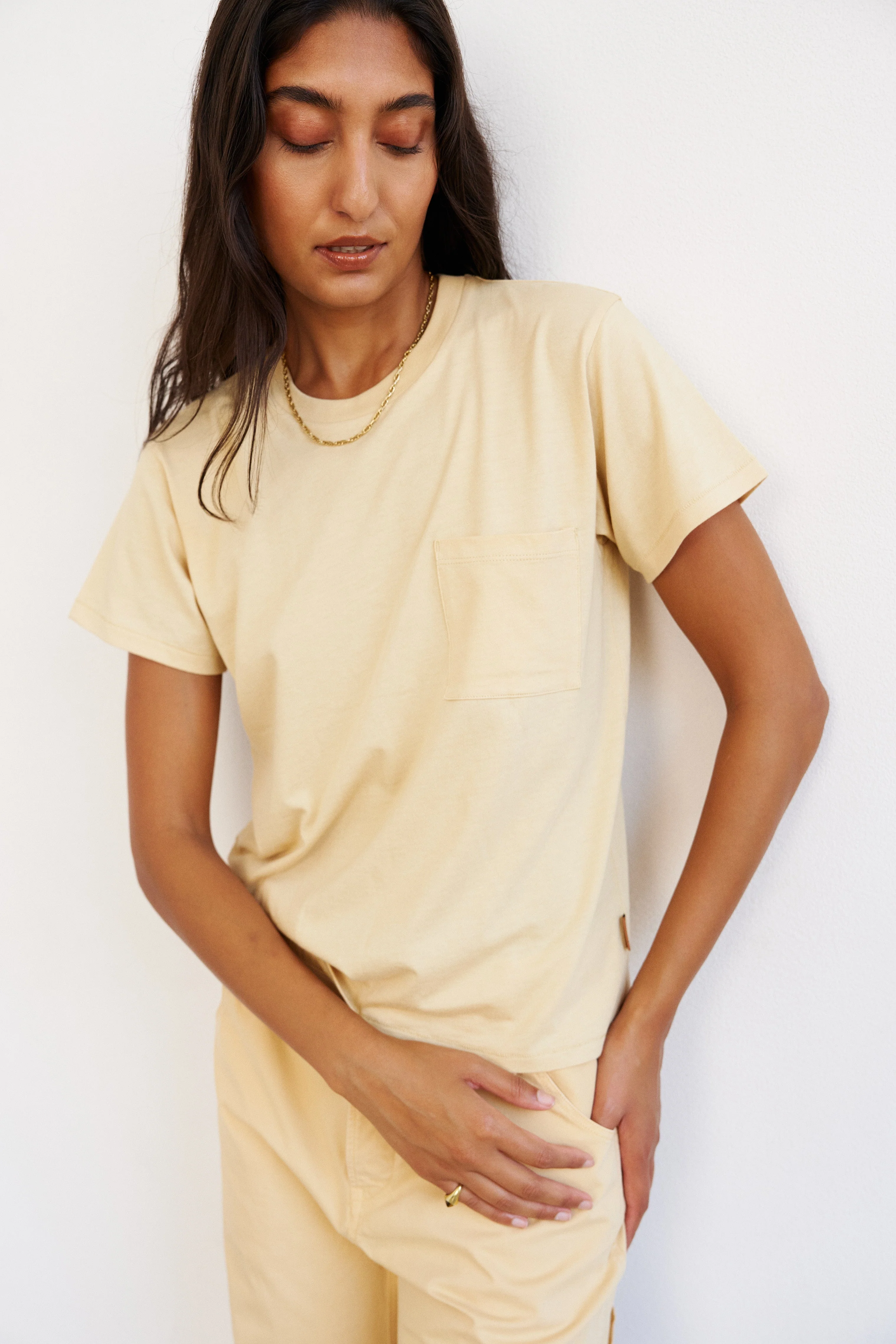 Jamie Haller - The Pocket Tee in Butter - Image 3
