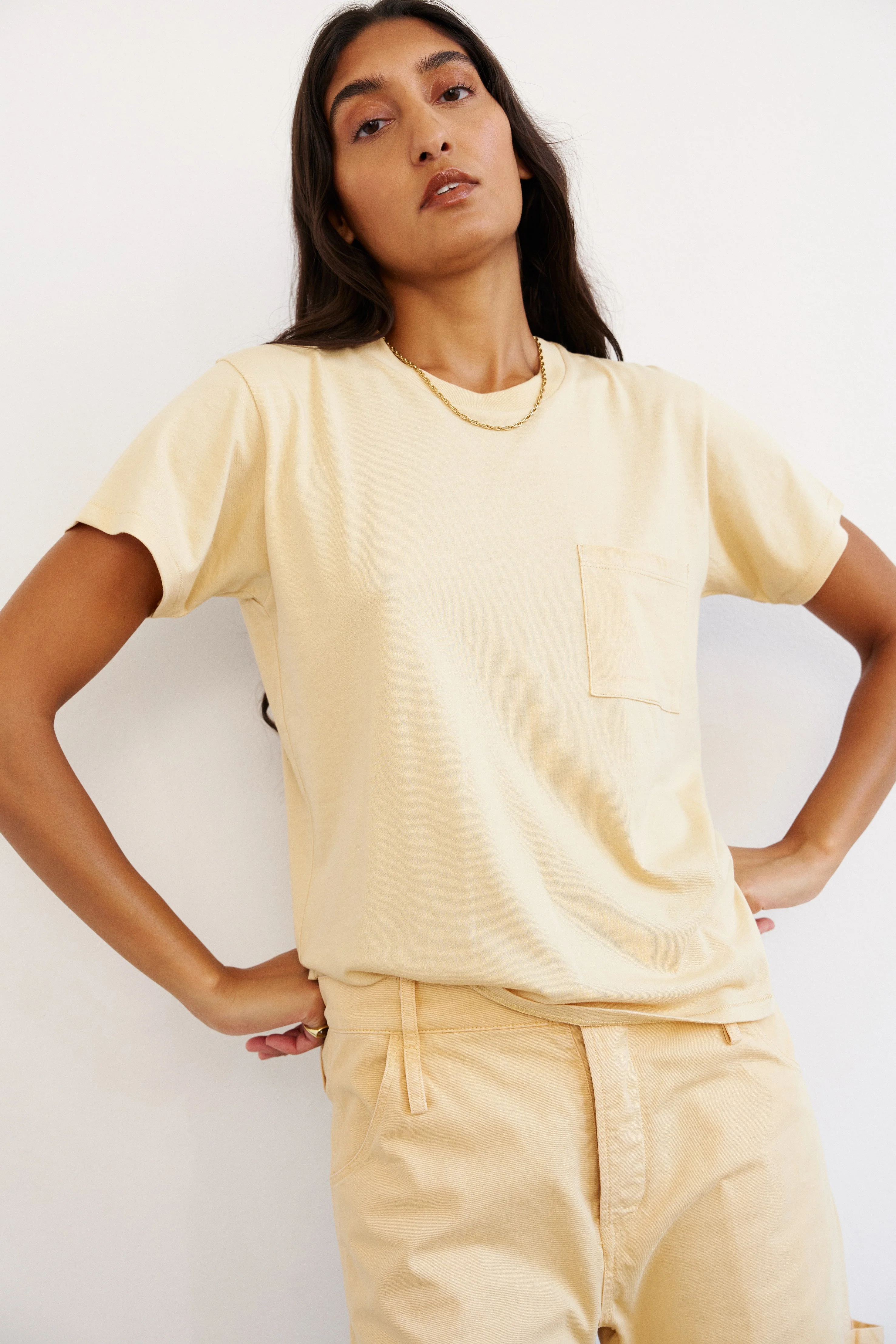 Jamie Haller - The Pocket Tee in Butter - Image 9