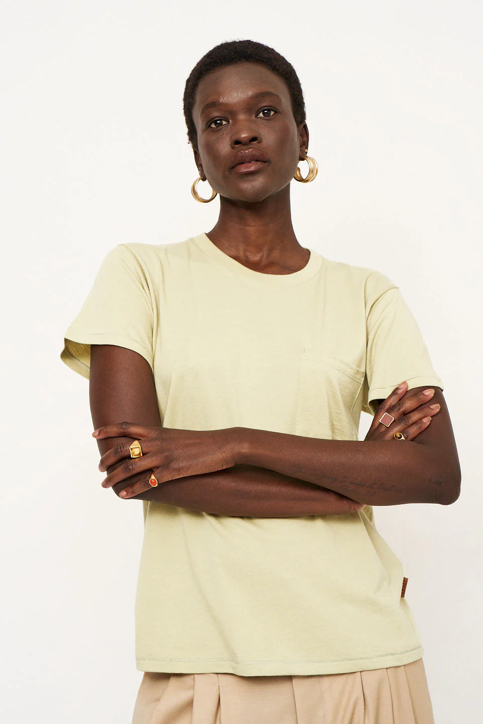 Jamie Haller - The Pocket Tee in Pistachio