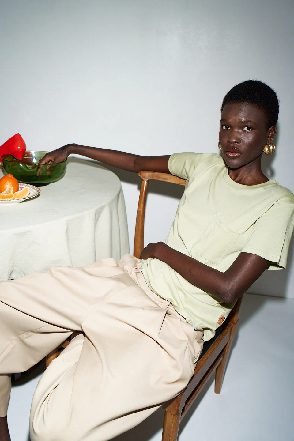 Jamie Haller - The Pocket Tee in Pistachio - Image 5