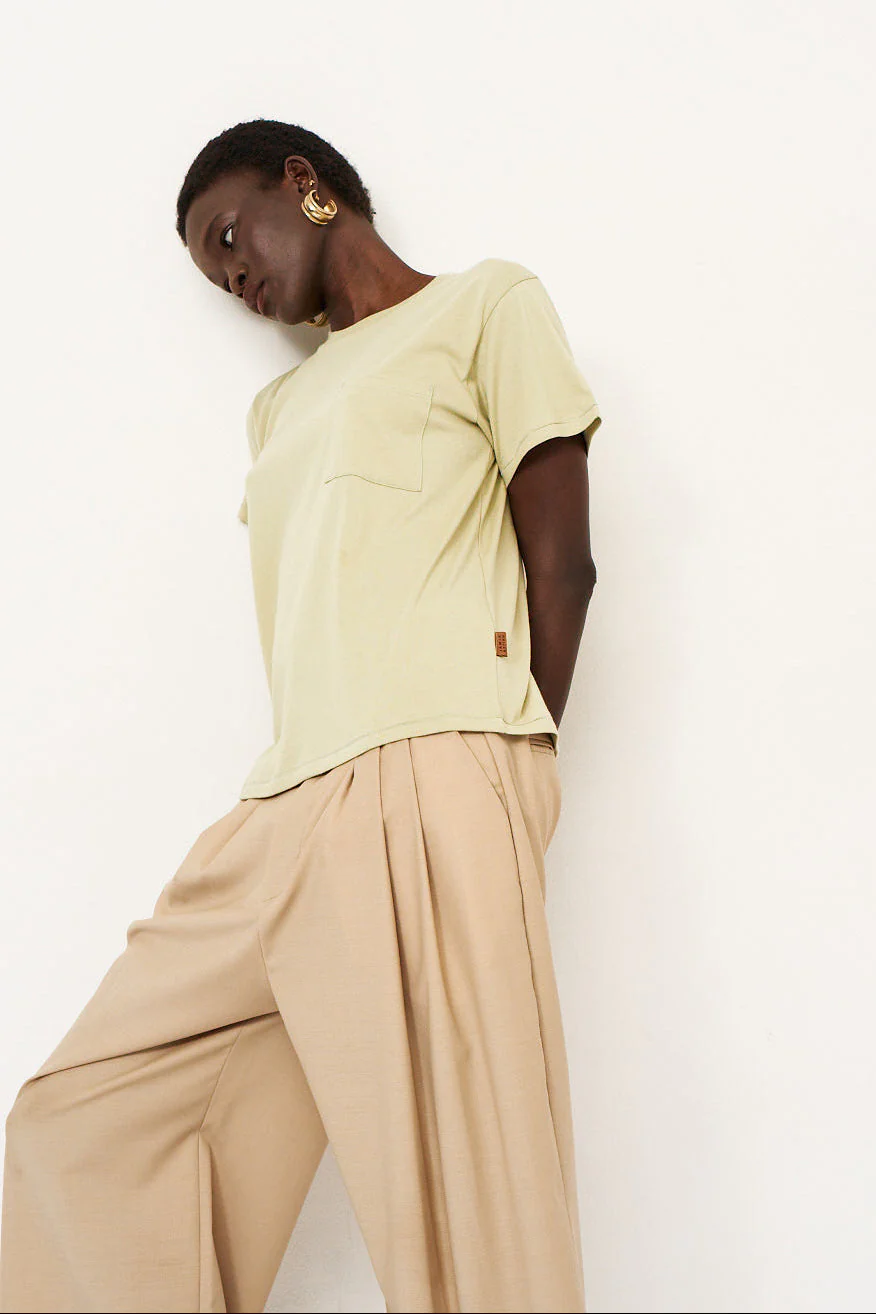 Jamie Haller - The Pocket Tee in Pistachio - Image 7
