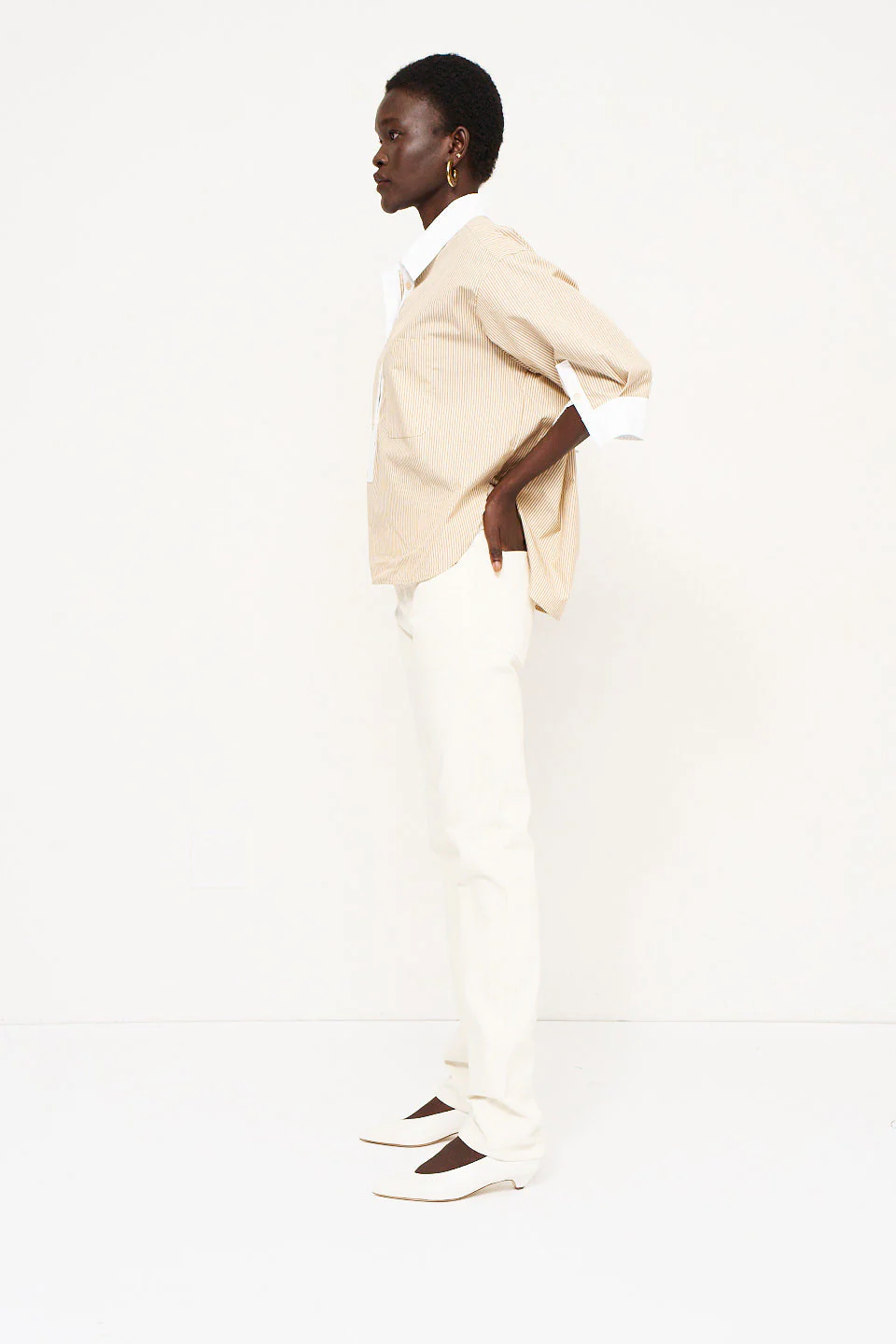 Jamie Haller - The Popover in Honey Stripe - Image 4
