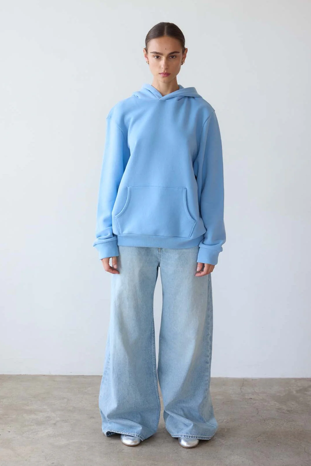 Jamie Haller - The Pullover Hoodie in Baby Blue - Image 4