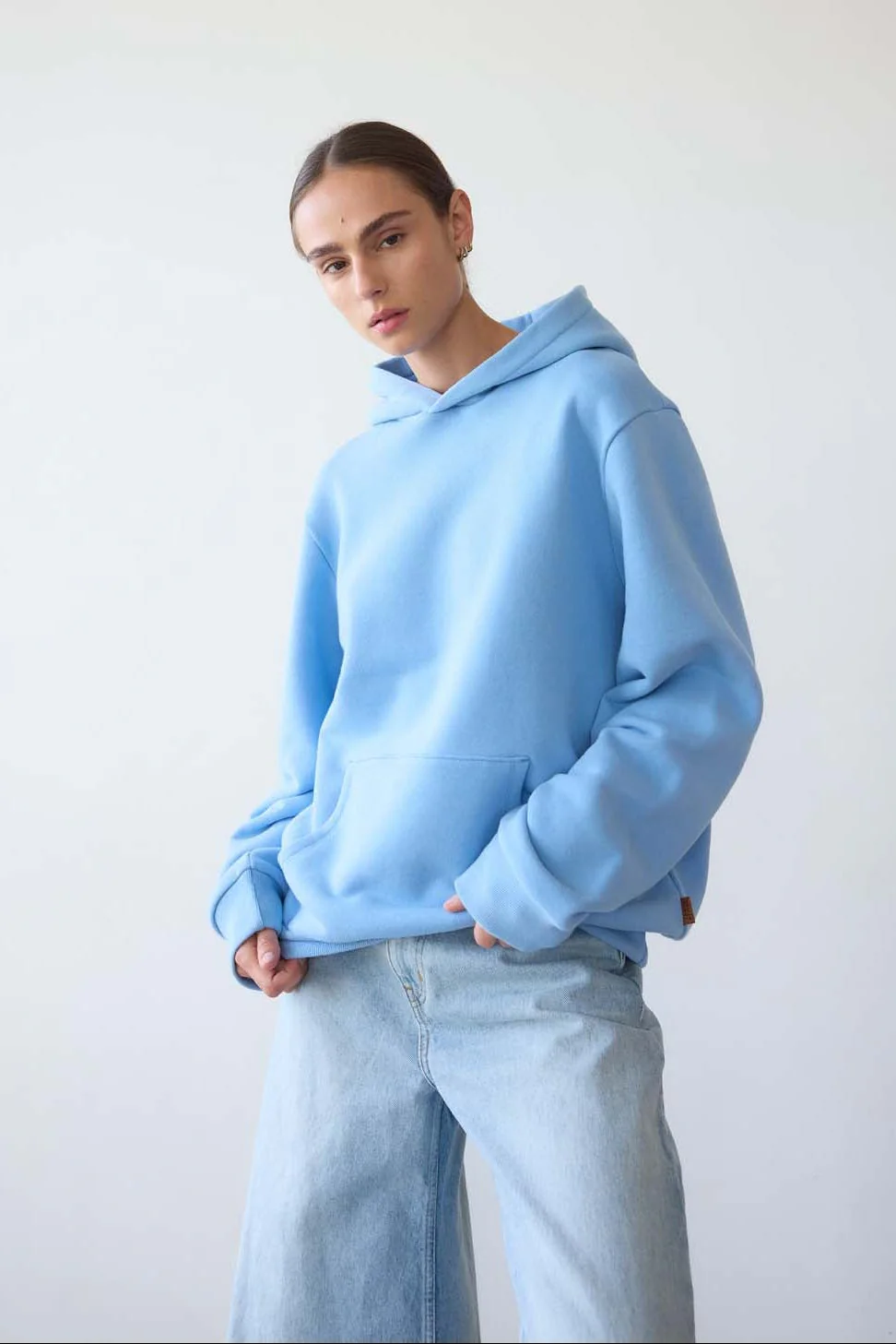 Jamie Haller - The Pullover Hoodie in Baby Blue - Image 5