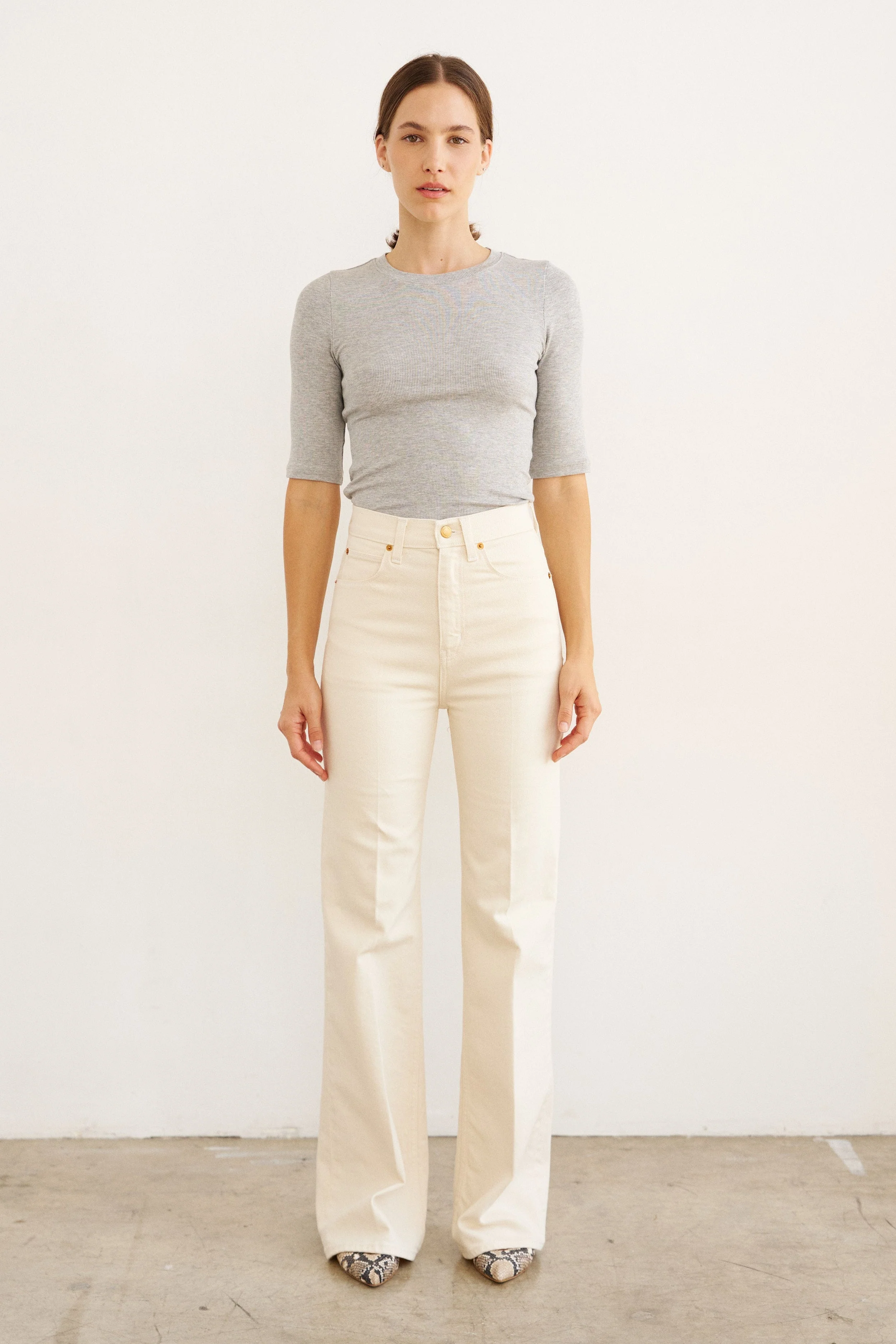 Jamie Haller - The Rib Elbow Crew in Heather Grey