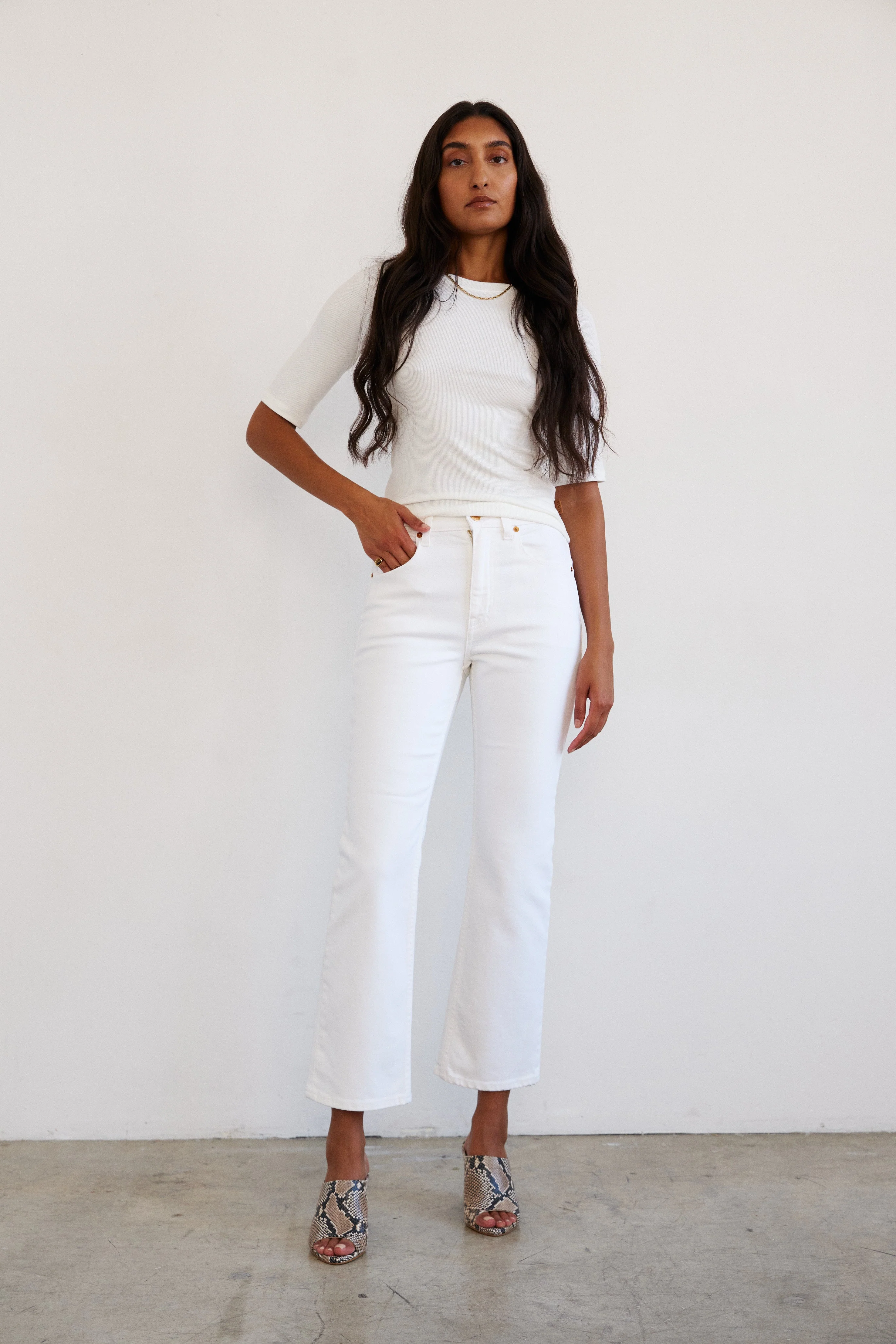 Jamie Haller - The Rib Elbow Crew in White - Image 10