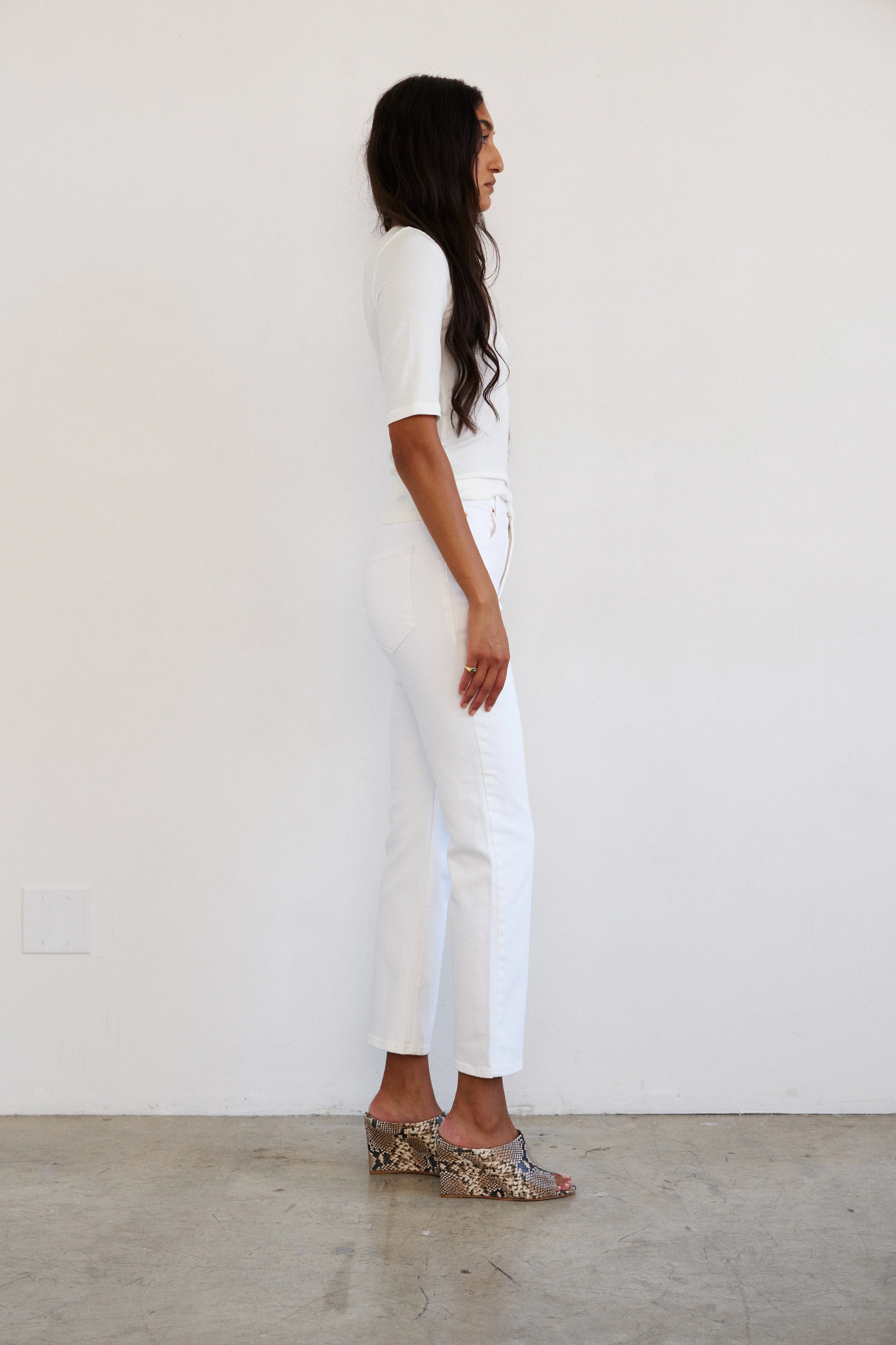 Jamie Haller - The Rib Elbow Crew in White - Image 12