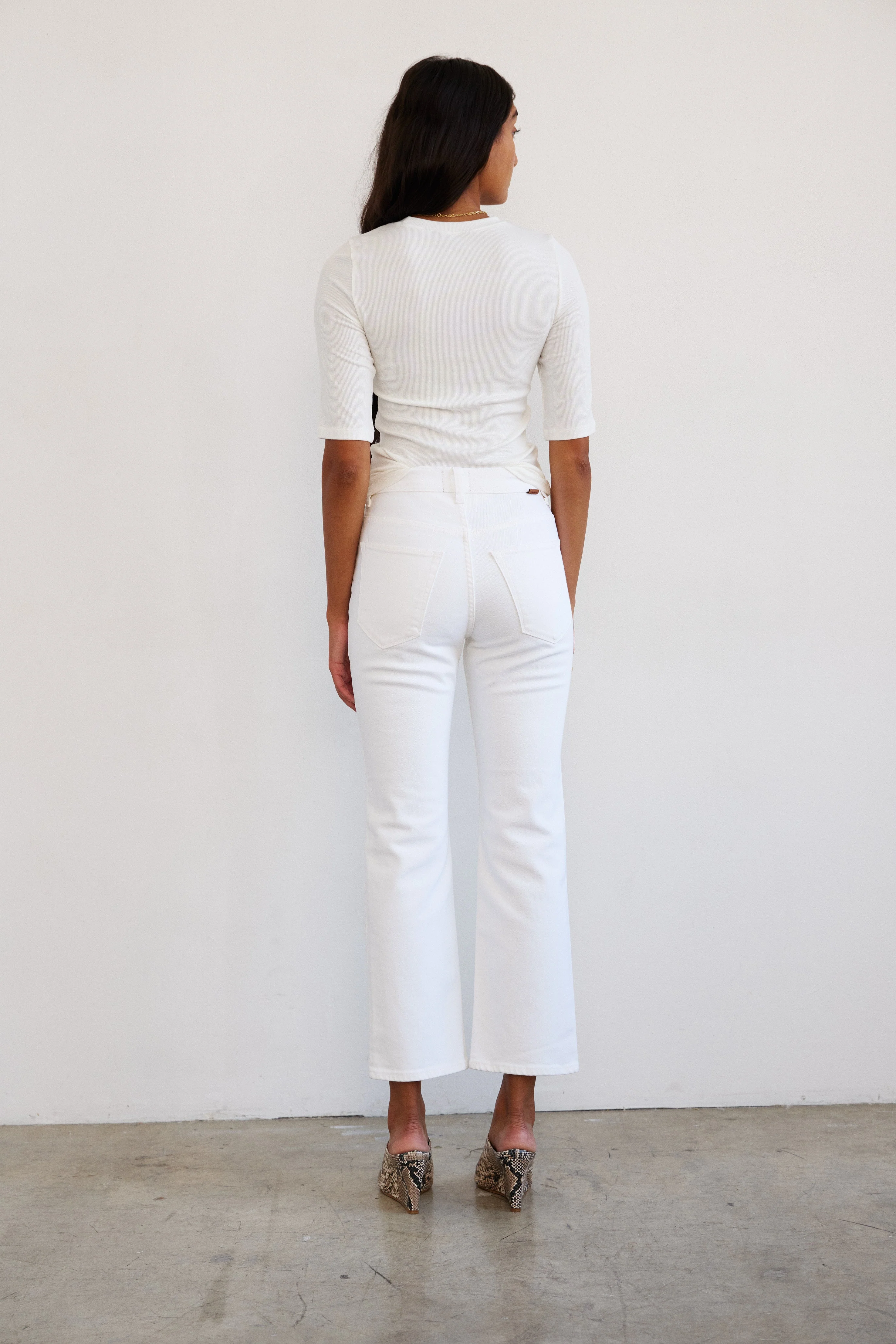 Jamie Haller - The Rib Elbow Crew in White - Image 13