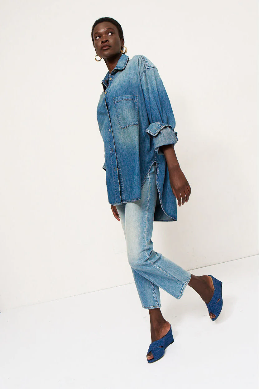 Jamie Haller - The Rose Platform in Denim - Image 9