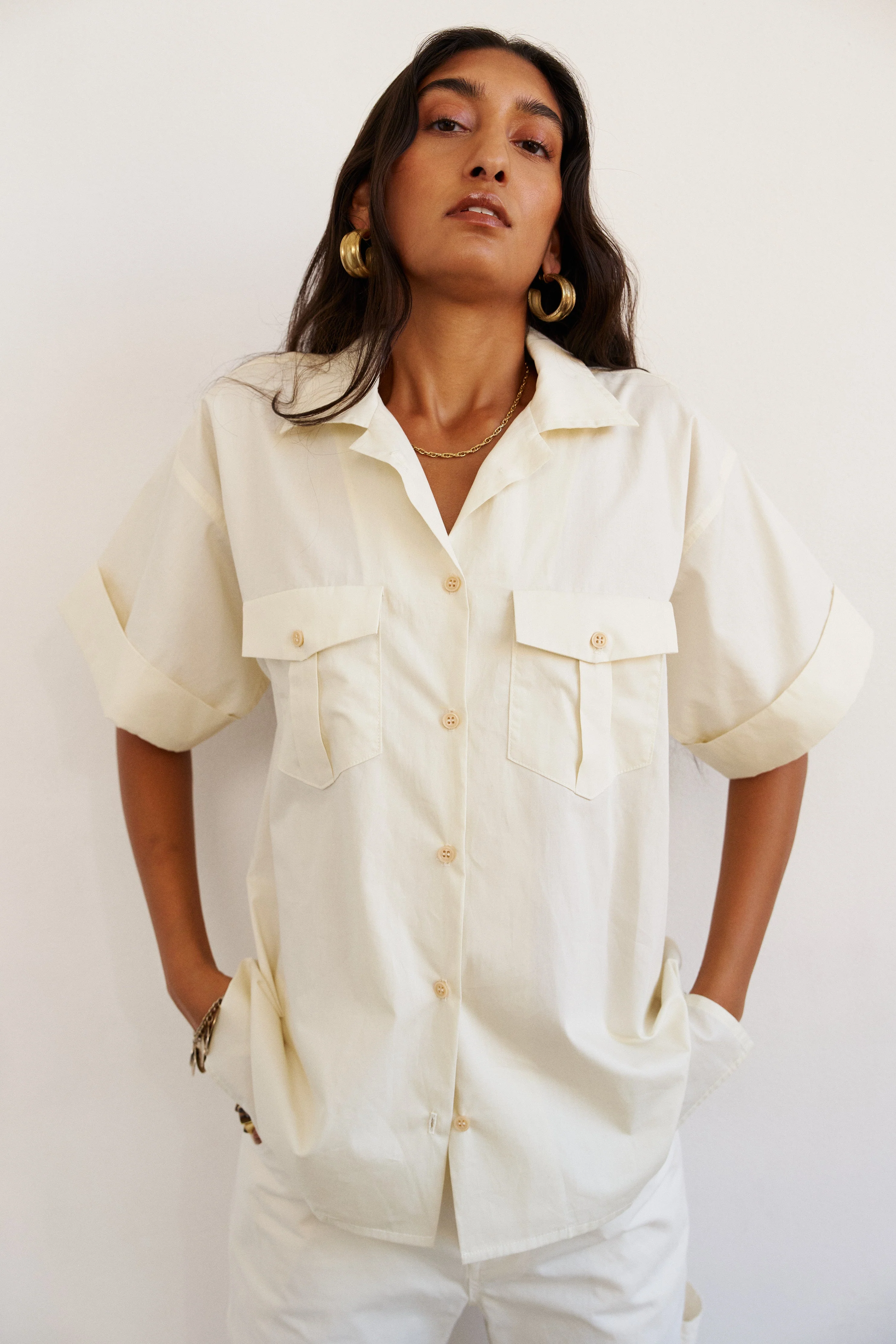 Jamie Haller - The Safari Shirt in Ecru