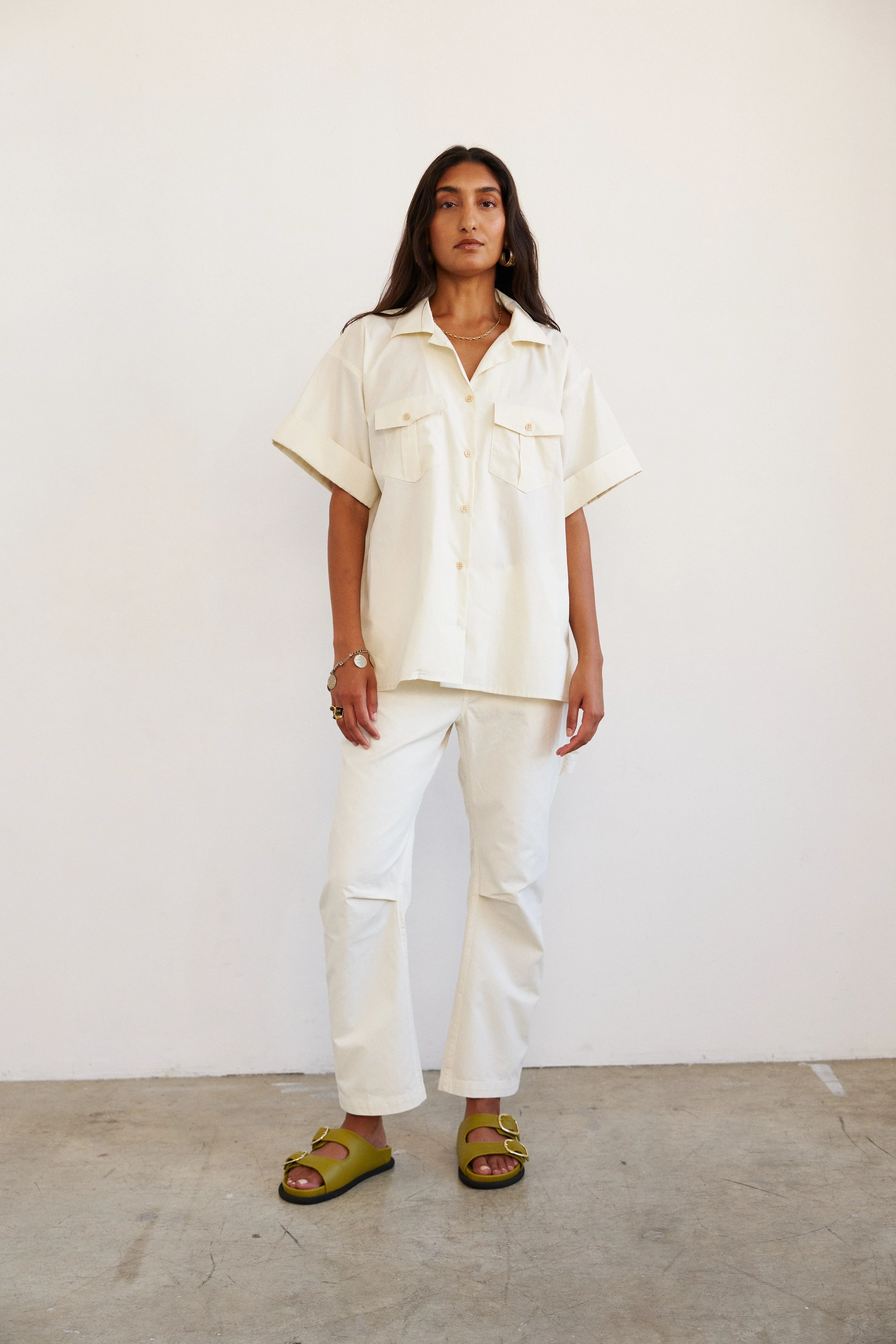 Jamie Haller - The Safari Shirt in Ecru - Image 5