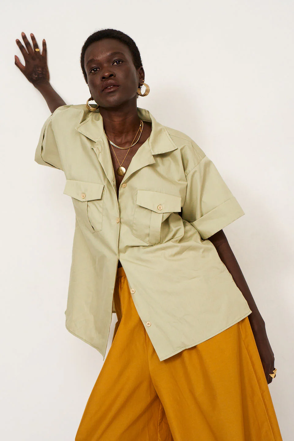 Jamie Haller - The Safari Shirt in Pistachio