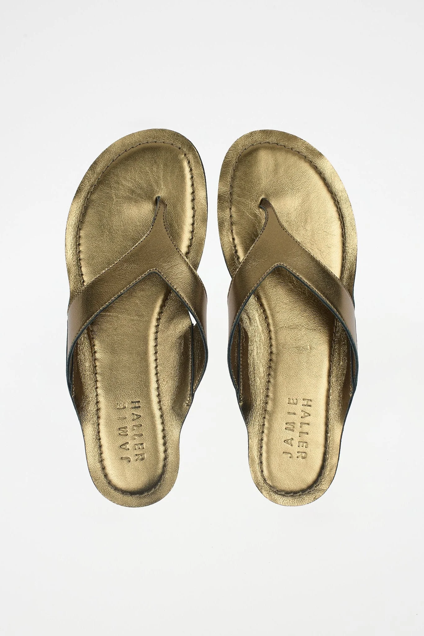 Jamie Haller - The San Diego Sandal in Olive Metallic