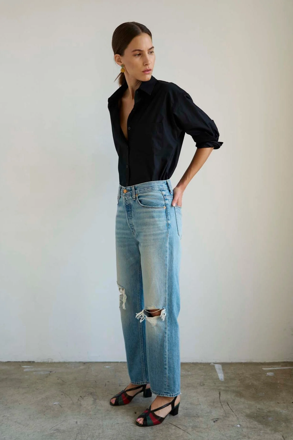 Jamie Haller - The Slouch in Merced Indigo - Image 2