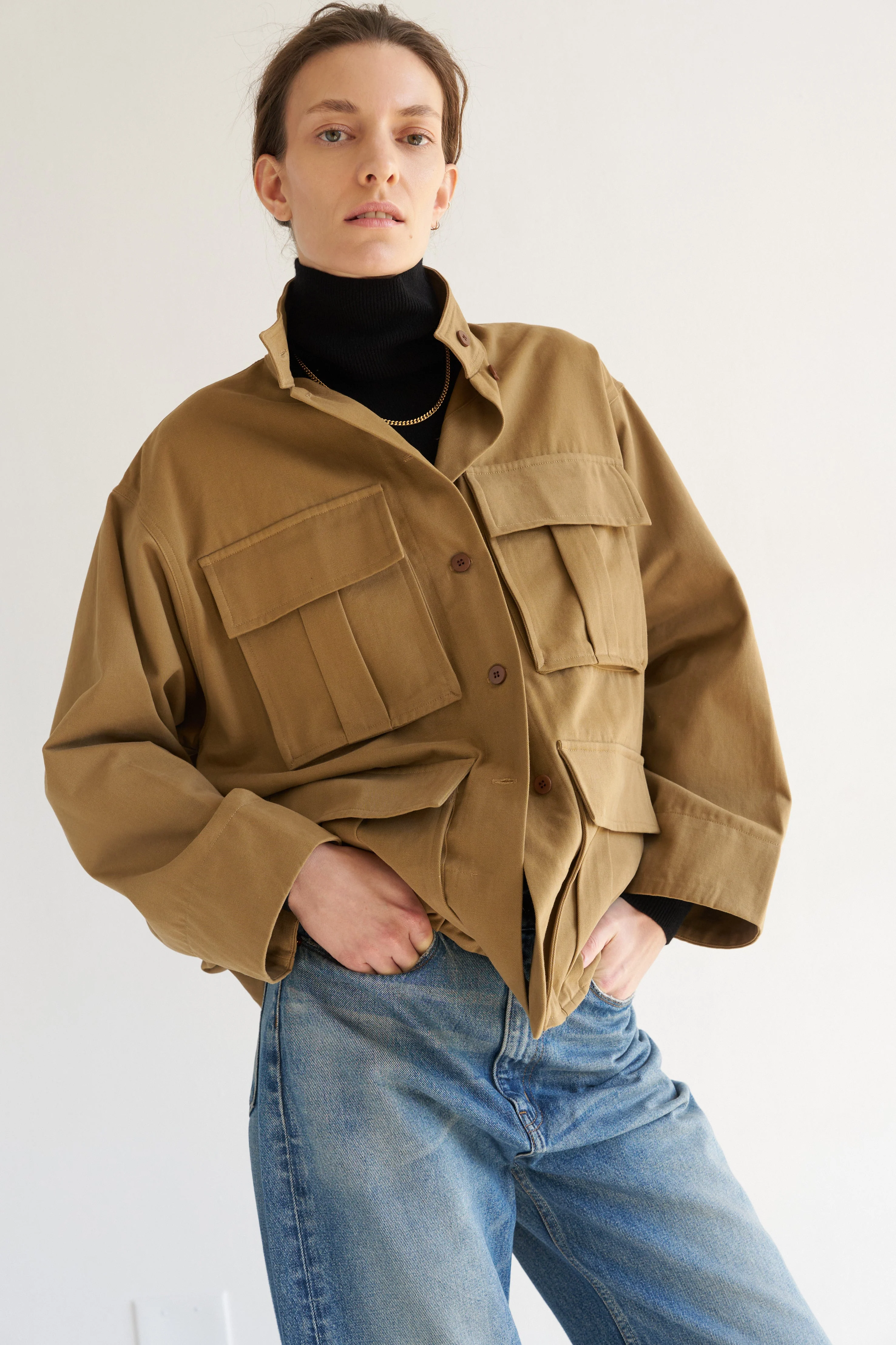 Jamie Haller - The Stacked Jacket in Chestnut - Image 9