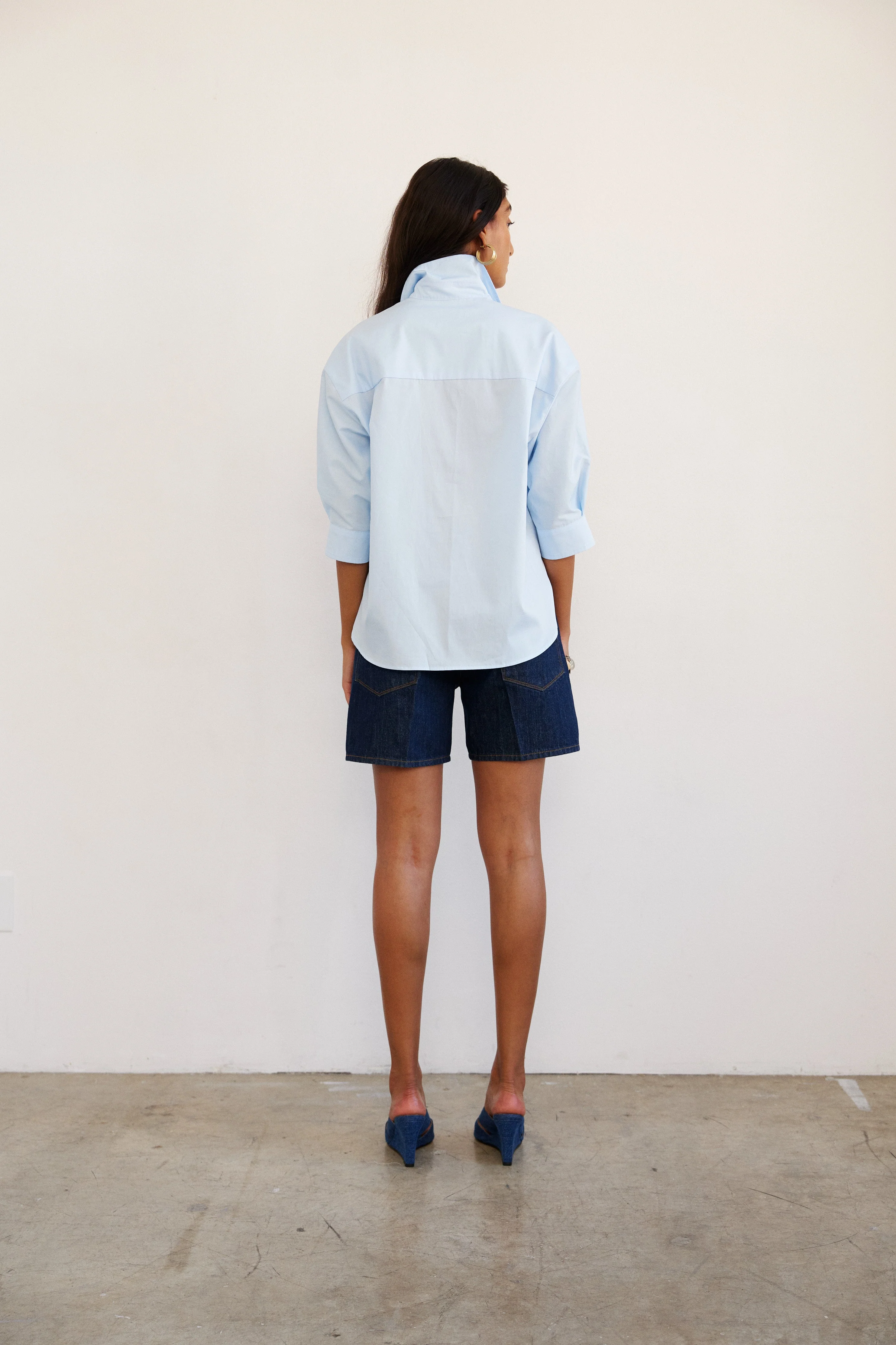 Jamie Haller - The Tailor Short in Raw Rinse - Image 11