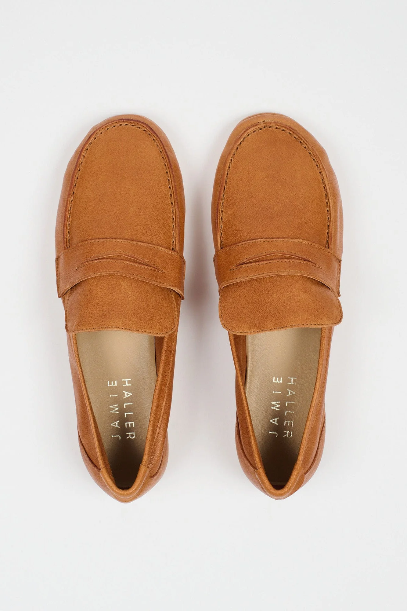 Jamie Haller - The Unlined Penny Loafer in Cuoio - Image 2