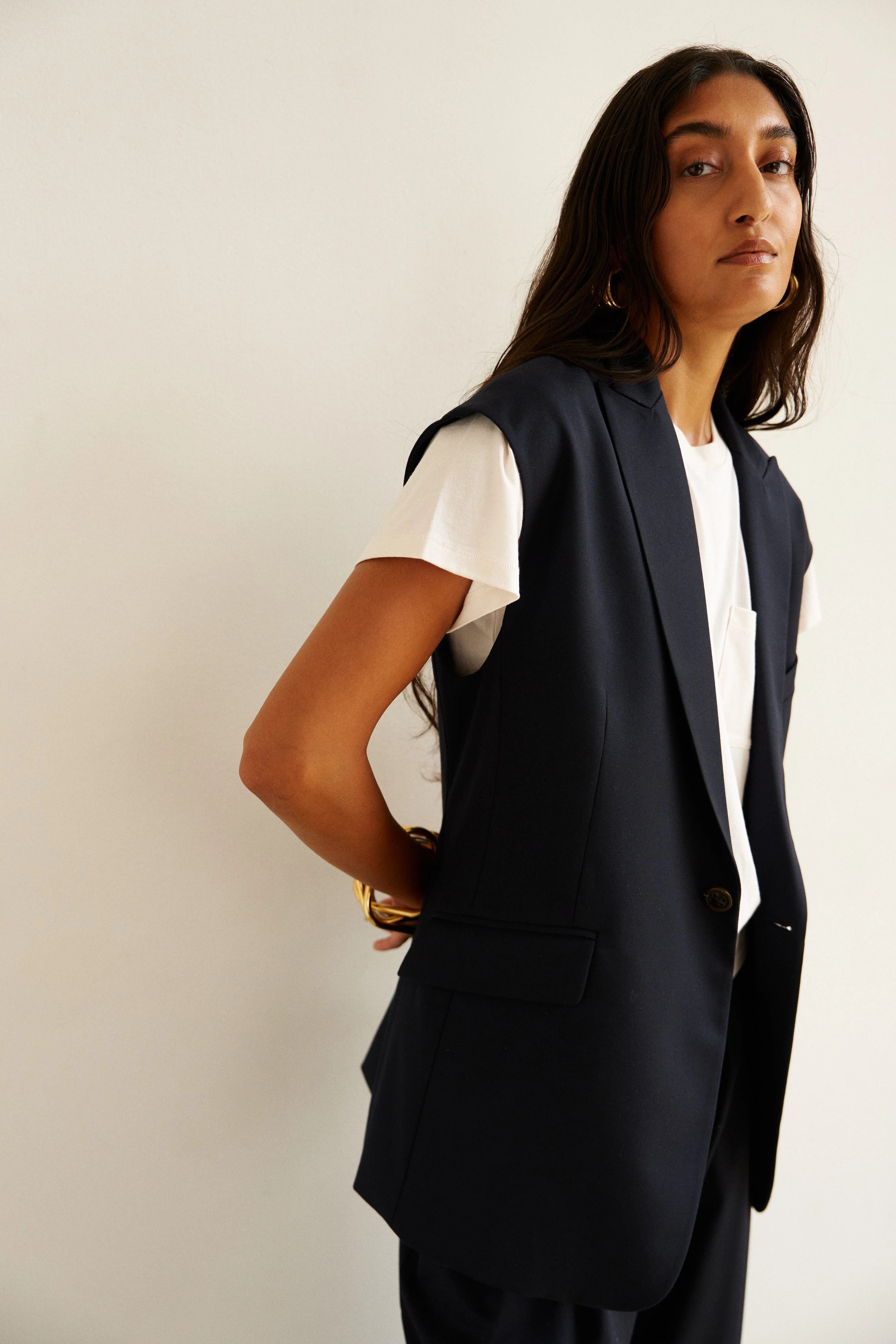 Jamie Haller - The Vested Blazer in Navy