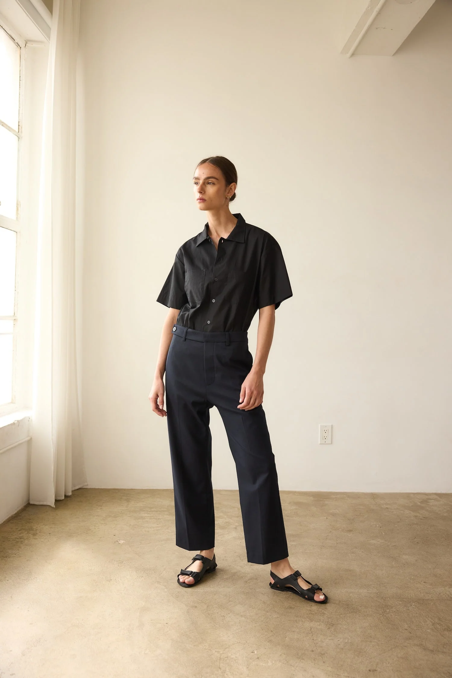 Jamie Haller - The Walking Sandal in Black - Image 5