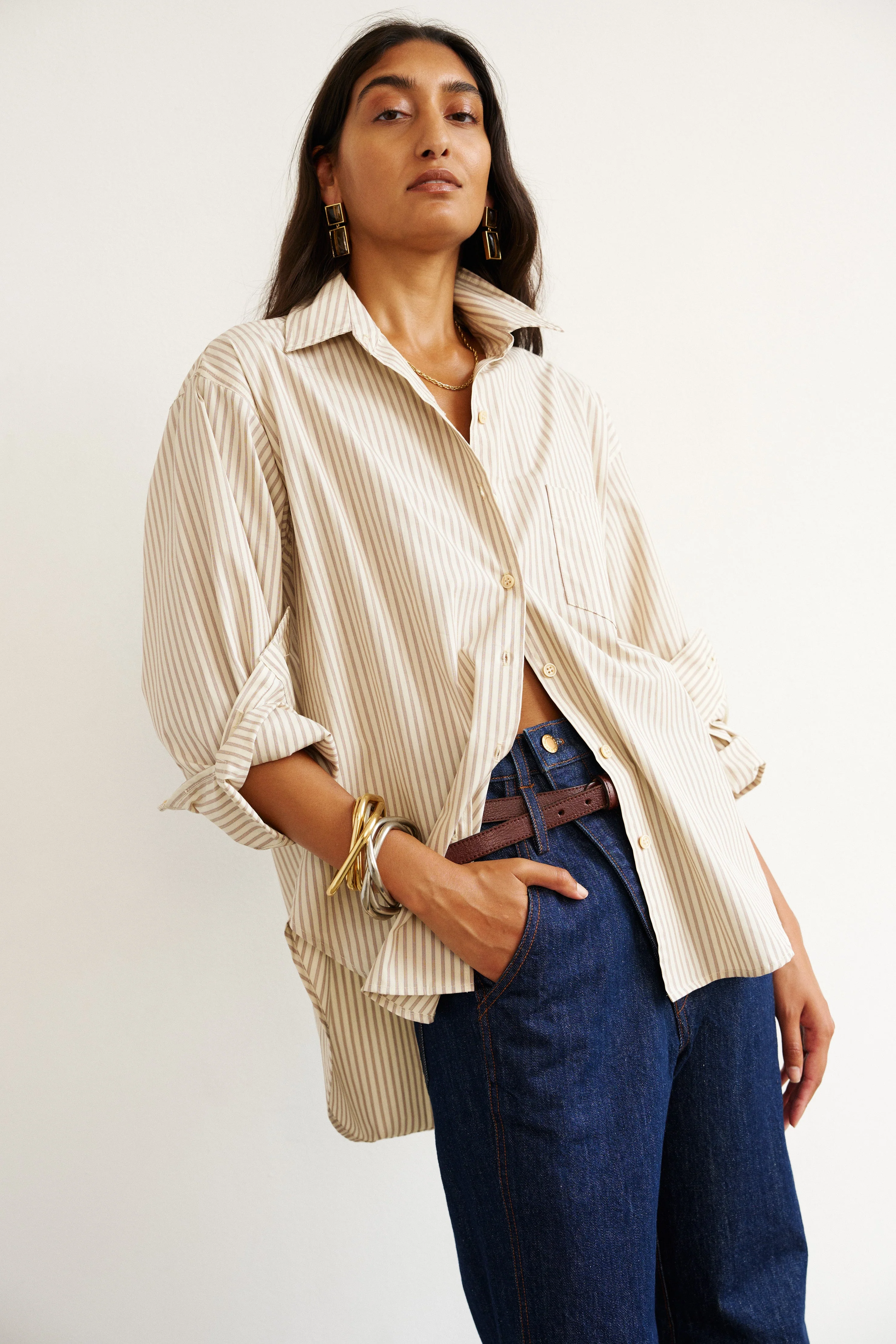 Jamie Haller - The Weekend Shirt in Chianti Stripe - Image 6