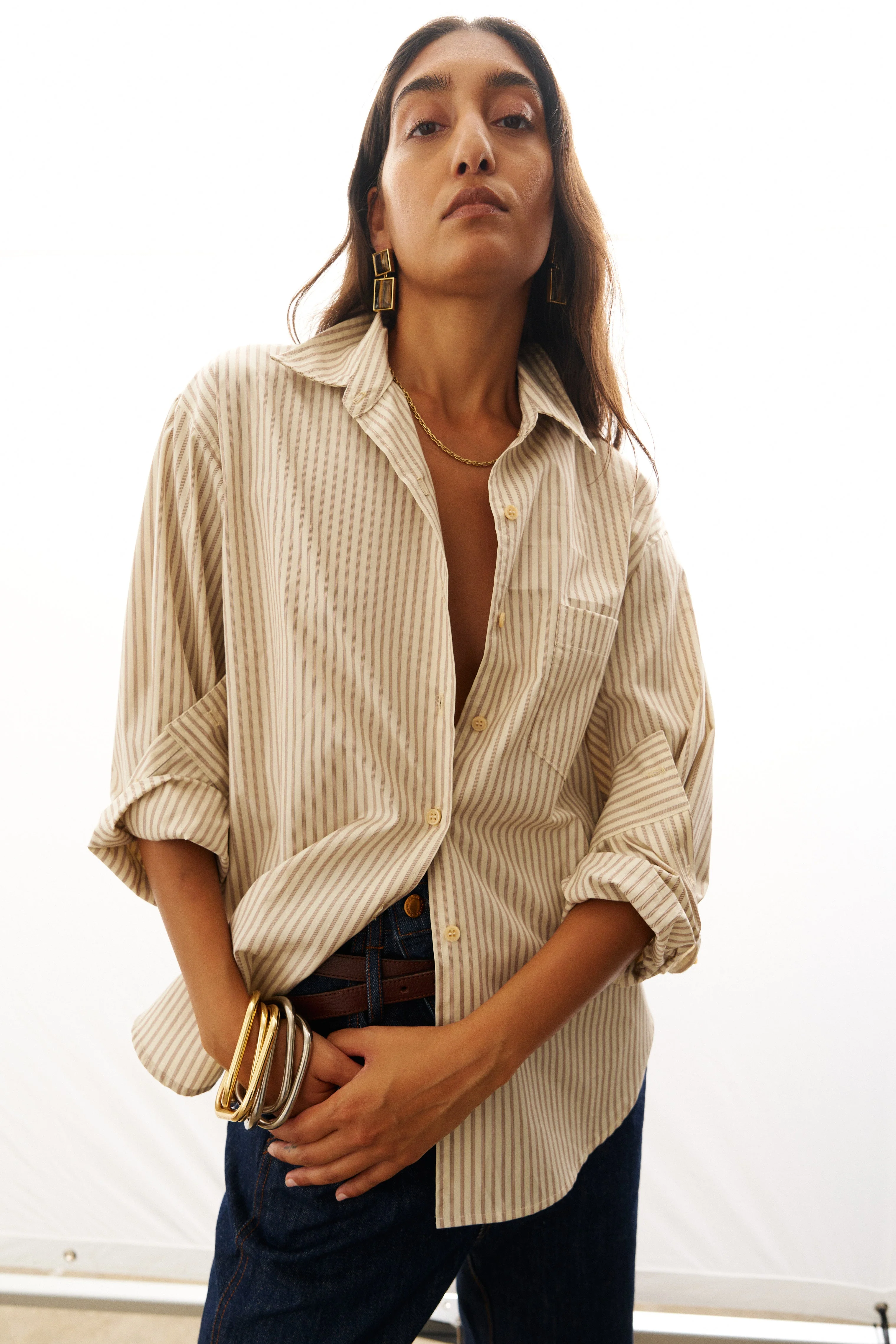 Jamie Haller - The Weekend Shirt in Chianti Stripe - Image 8