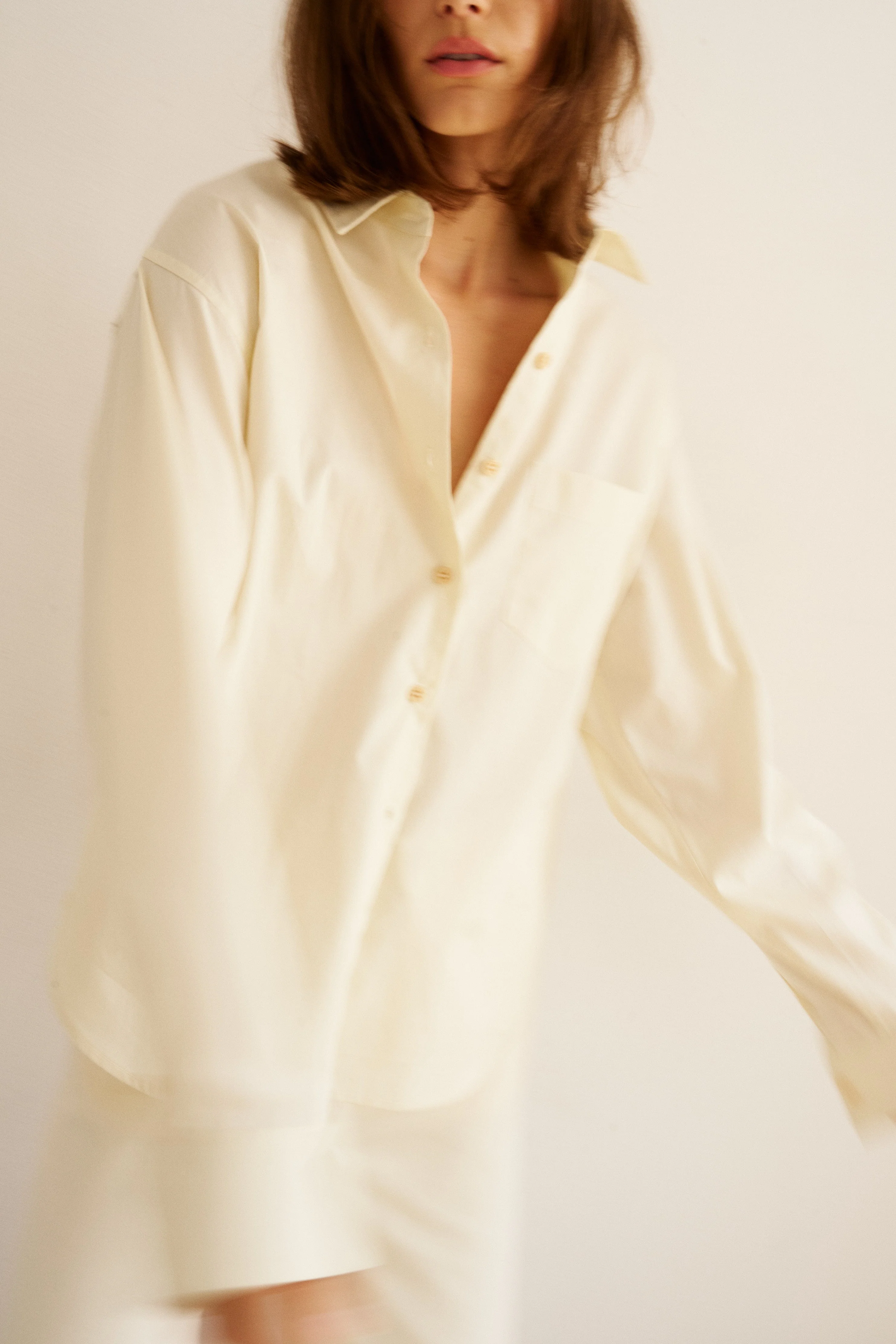 Jamie Haller - The Weekend Shirt in Ecru - Image 14