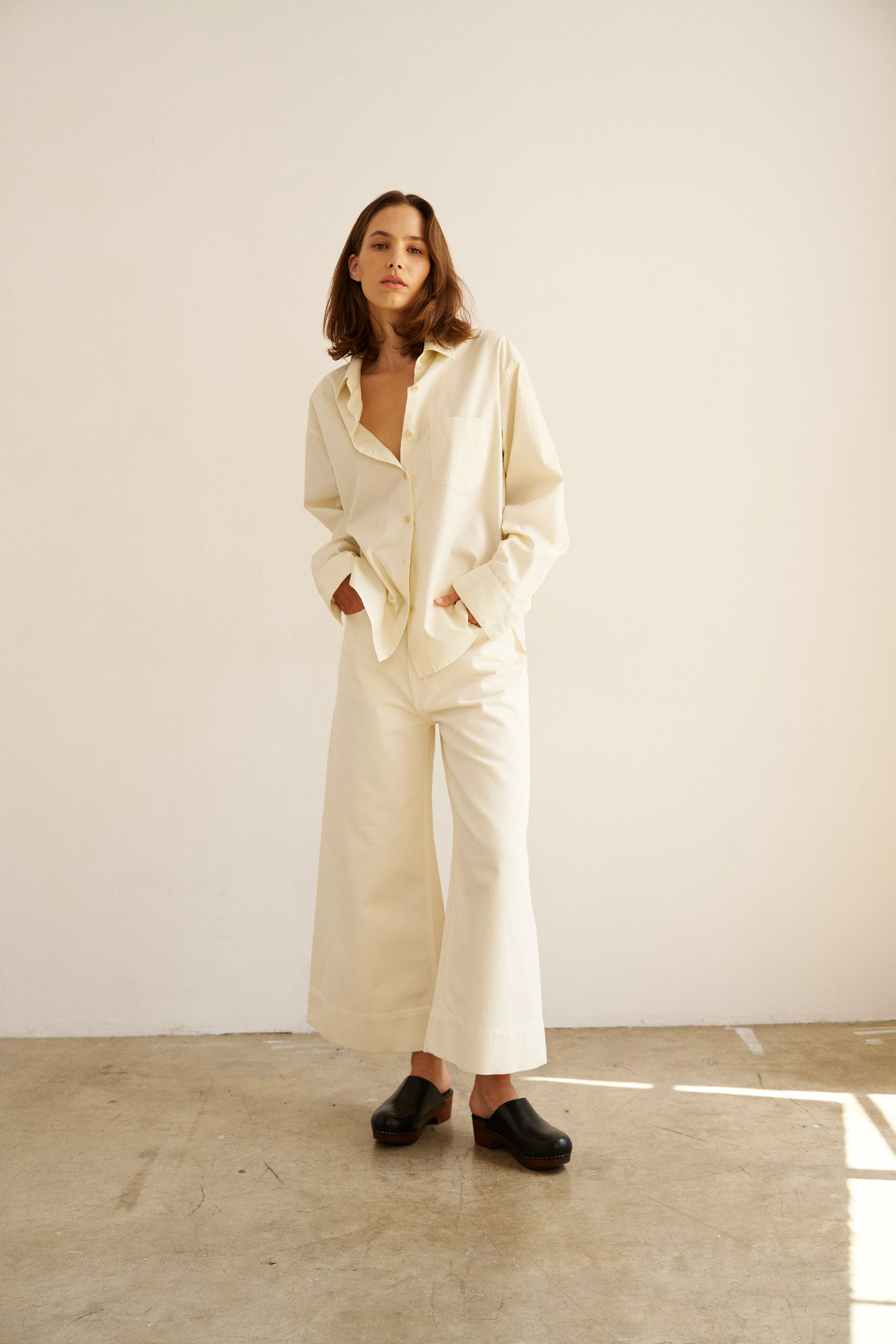 Jamie Haller - The Weekend Shirt in Ecru - Image 4