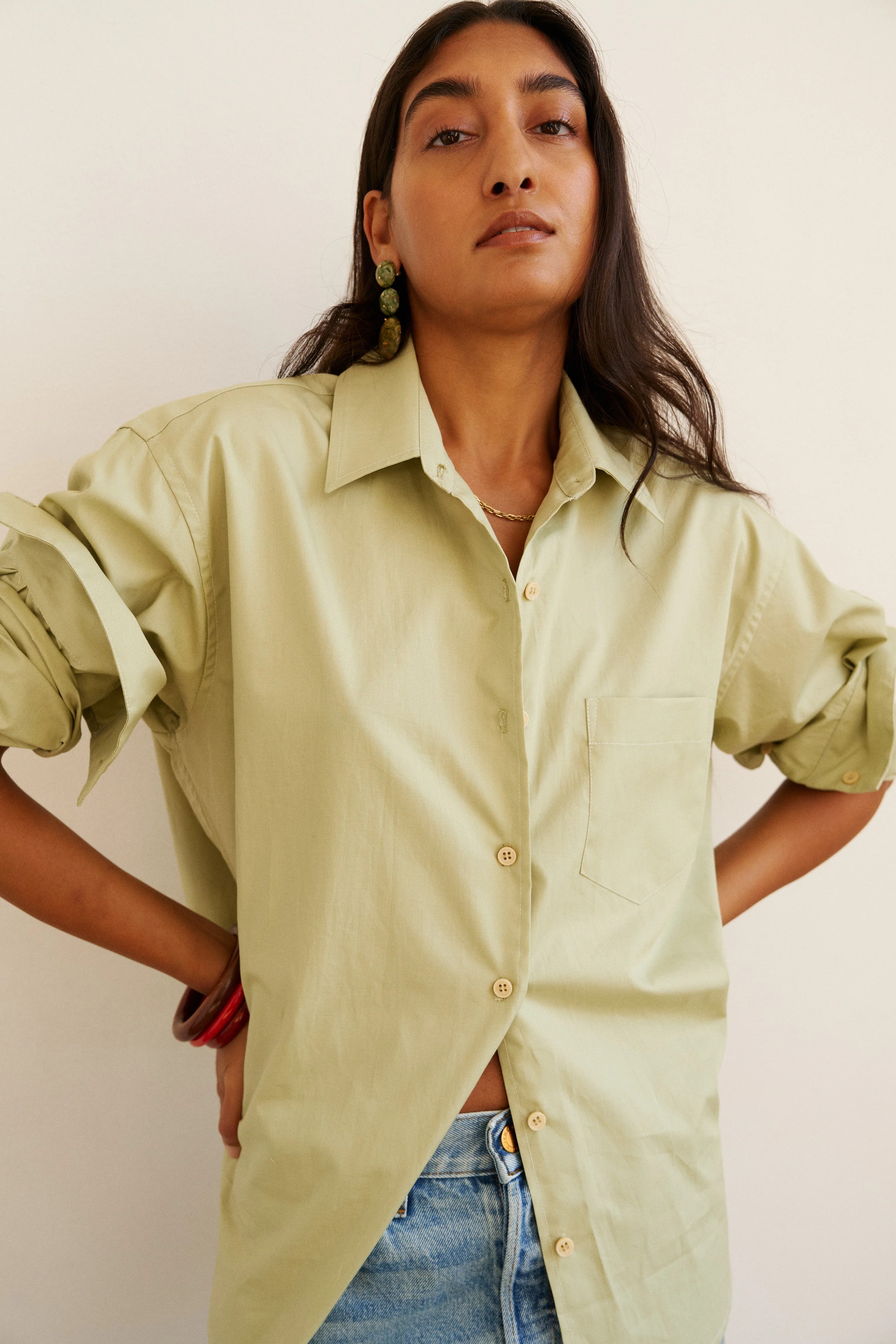 Jamie Haller - The Weekend Shirt in Pistachio