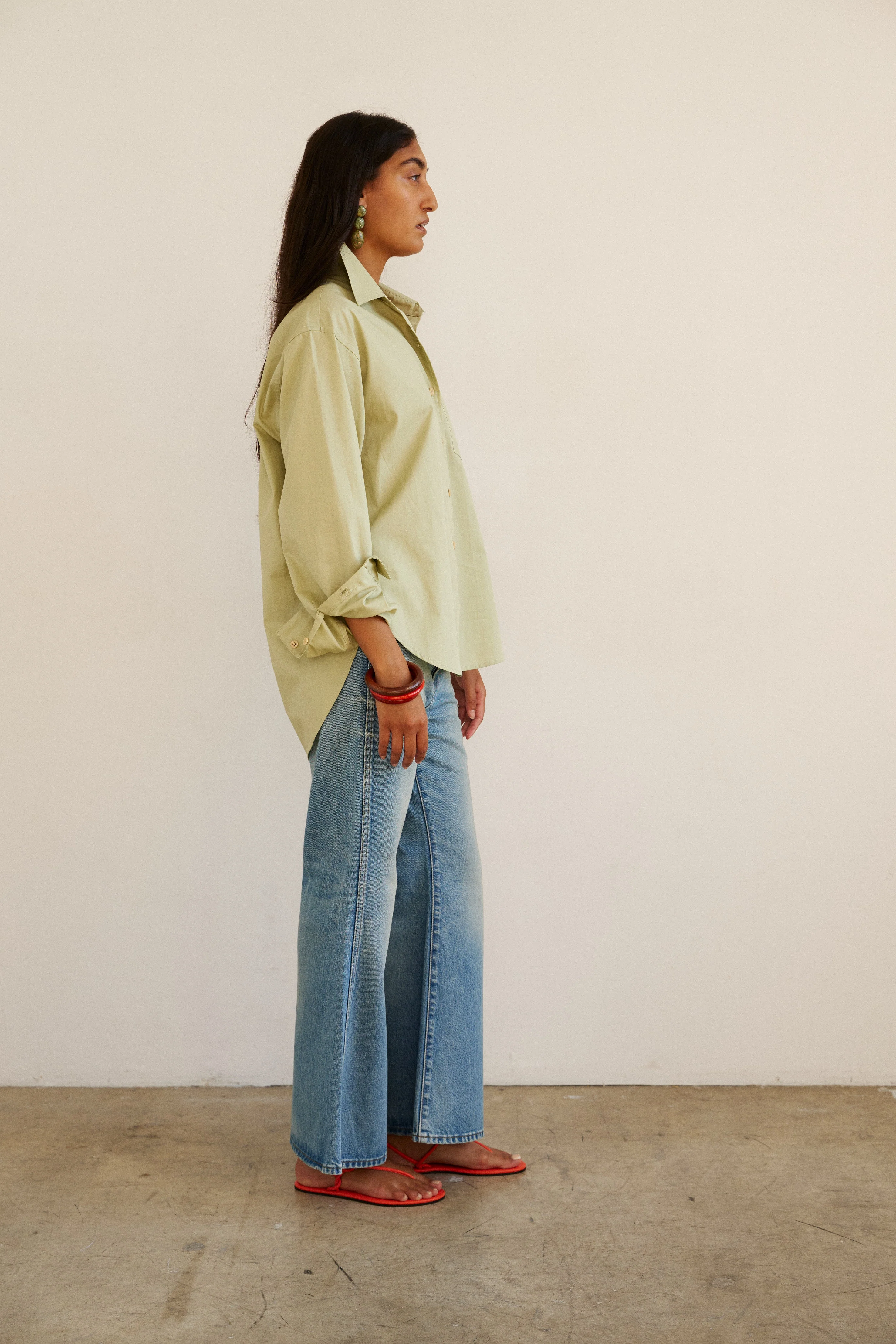 Jamie Haller - The Weekend Shirt in Pistachio - Image 2