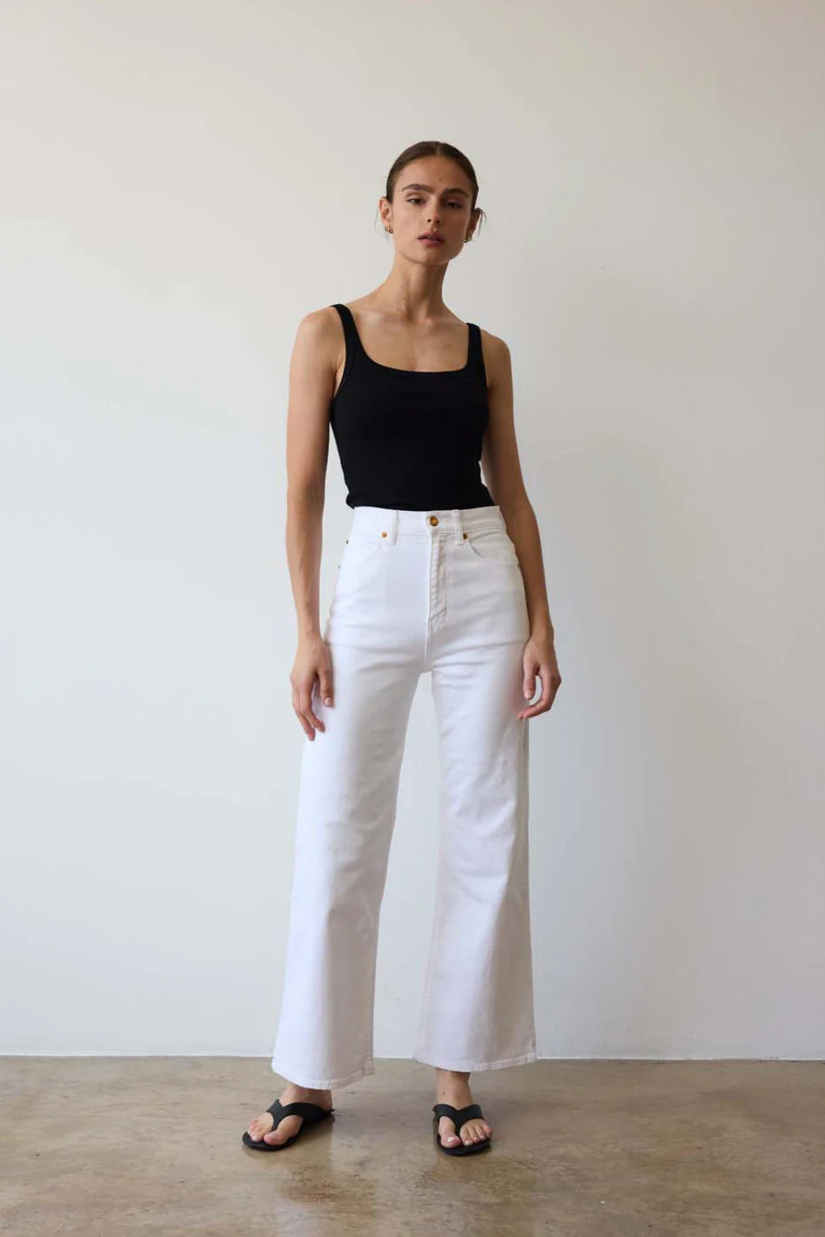 Jamie Haller - The Wide A Leg in Soft White