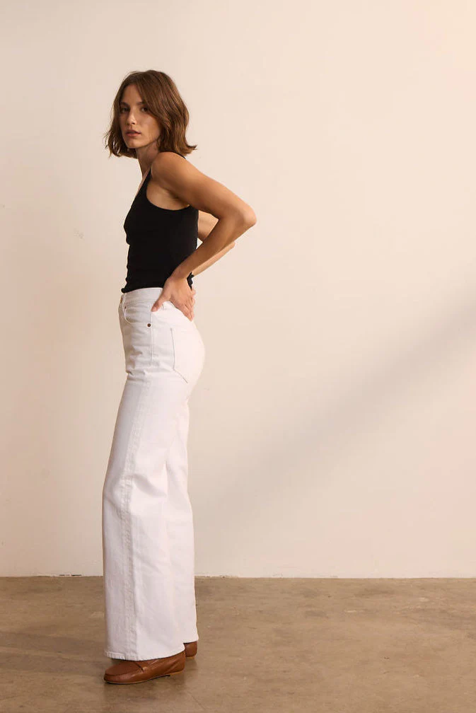 Jamie Haller - The Wide A Leg in Soft White - Image 11