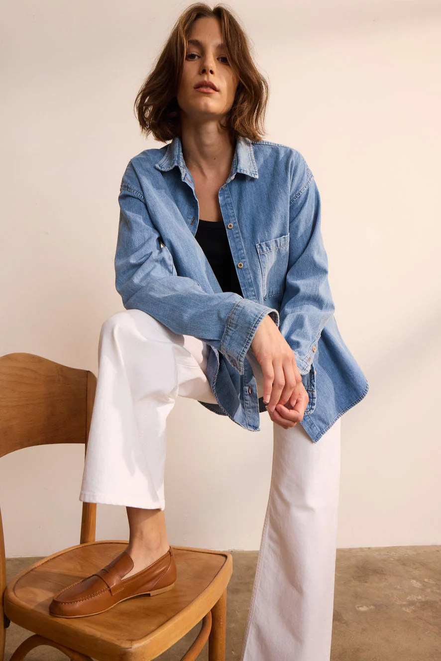 Jamie Haller - The Wide A Leg in Soft White - Image 9