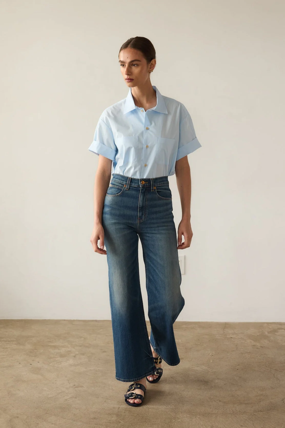 Jamie Haller - The Wide A Leg in Wilde Indigo - Image 4
