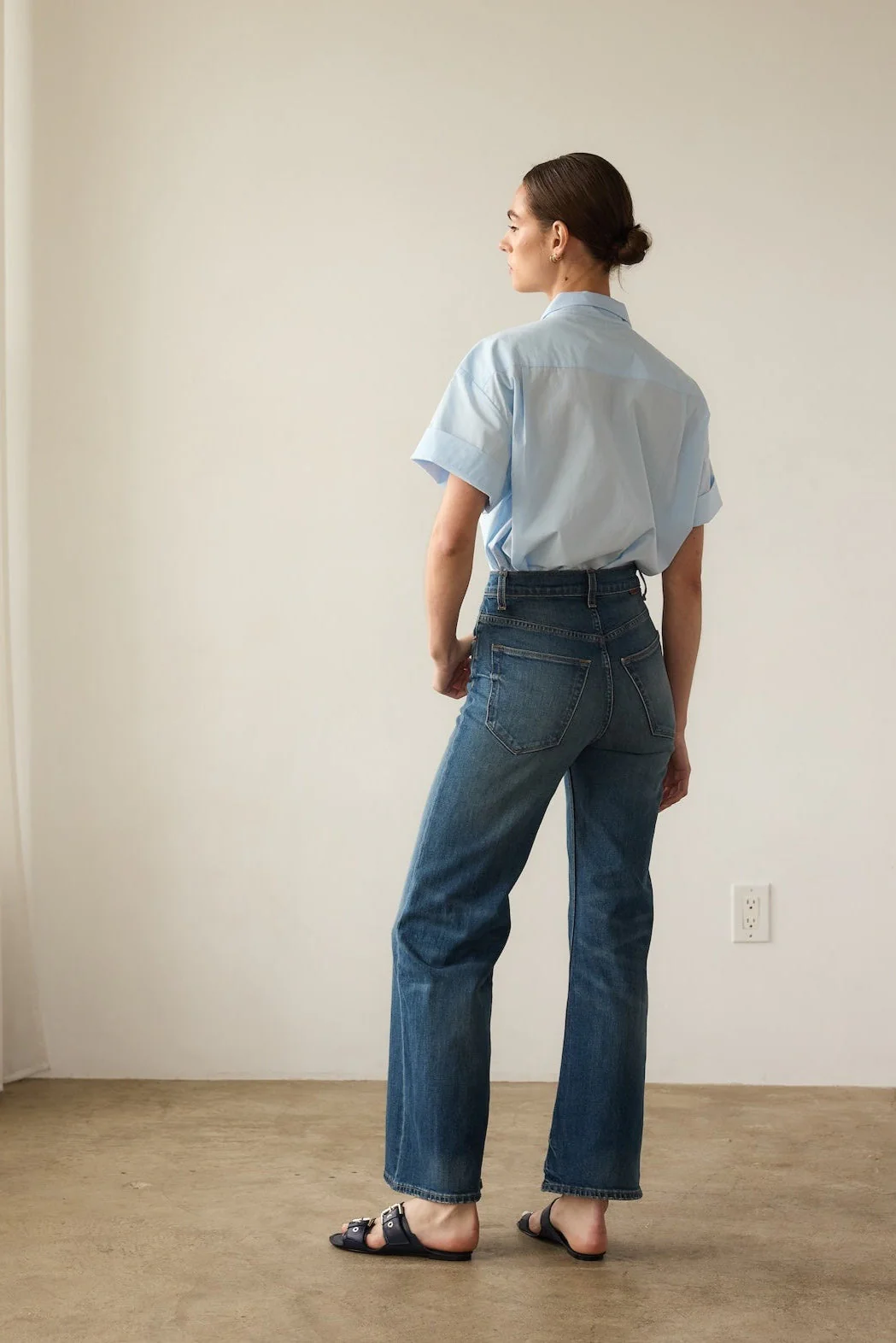Jamie Haller - The Wide A Leg in Wilde Indigo - Image 8